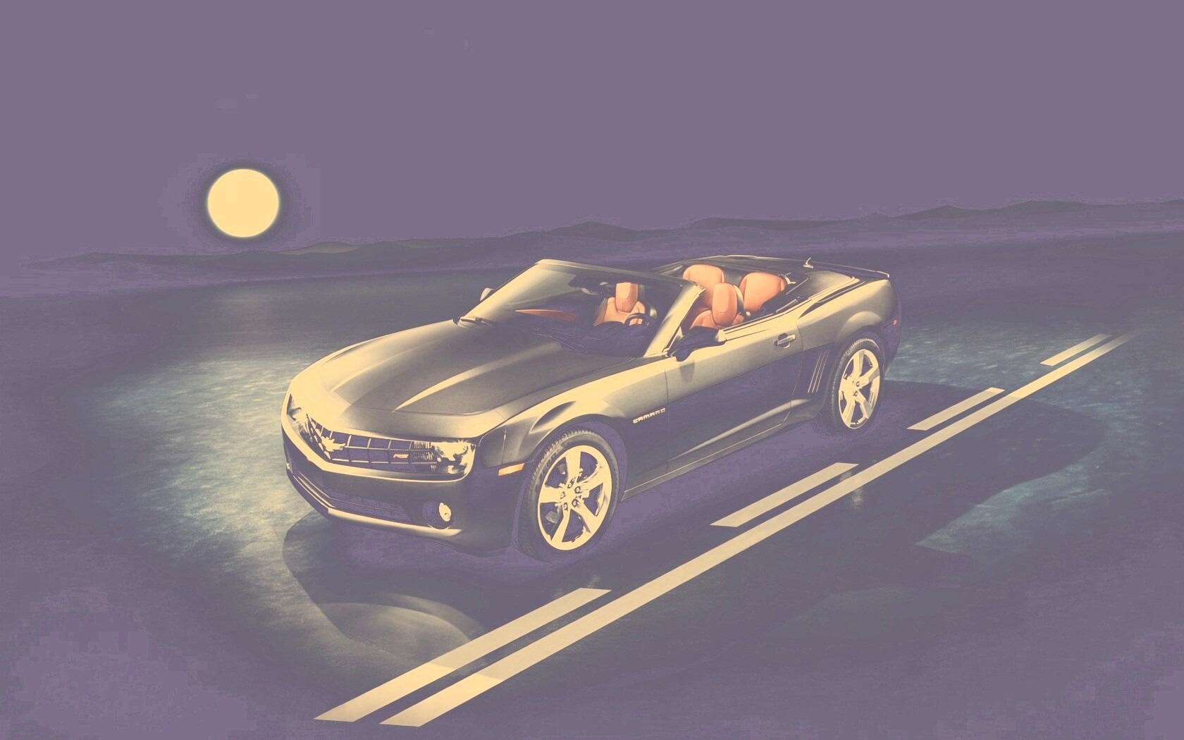 Chevrolet Camaro кабриолет обои