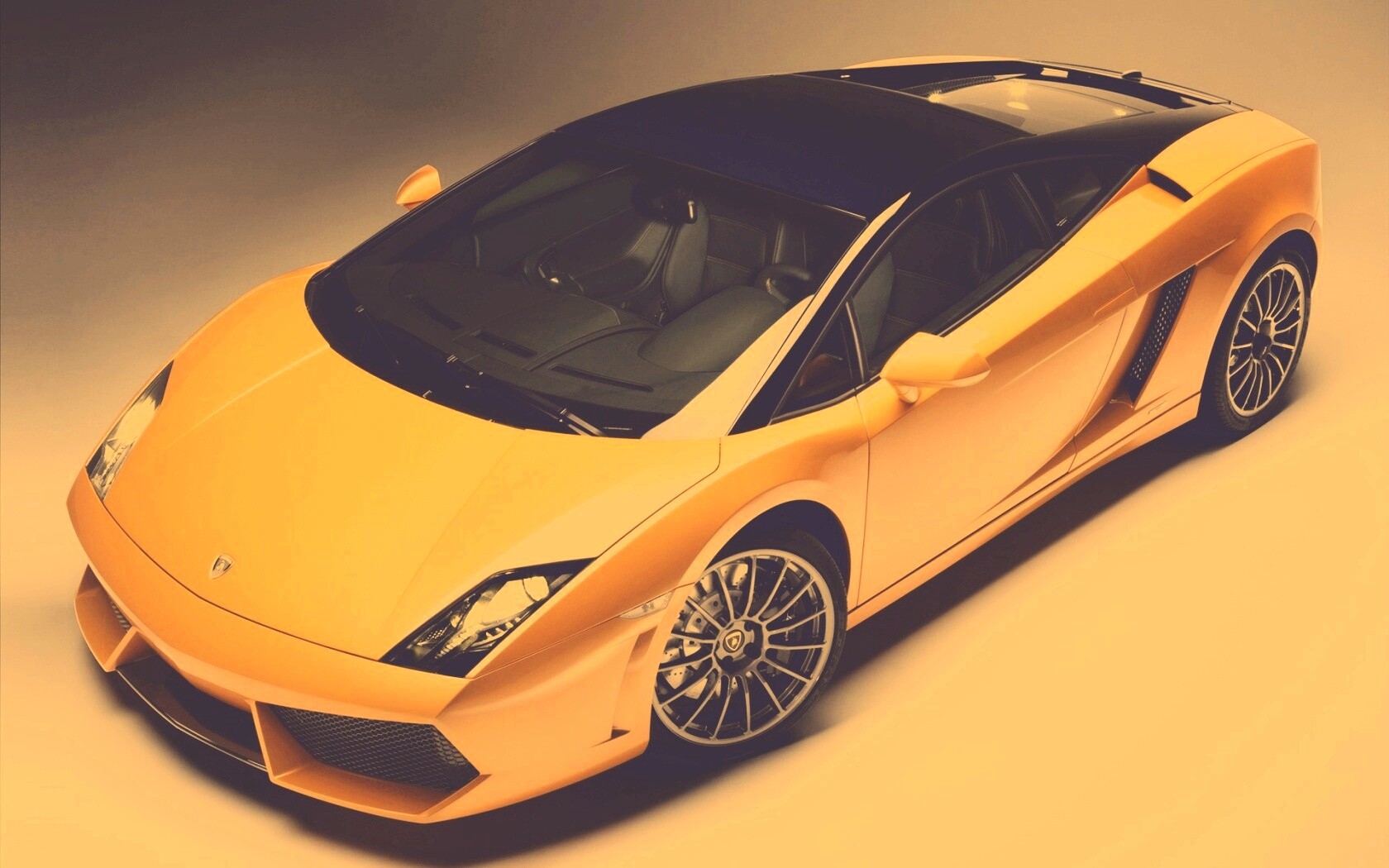 Жёлтый Lamborghini Gallardo обои