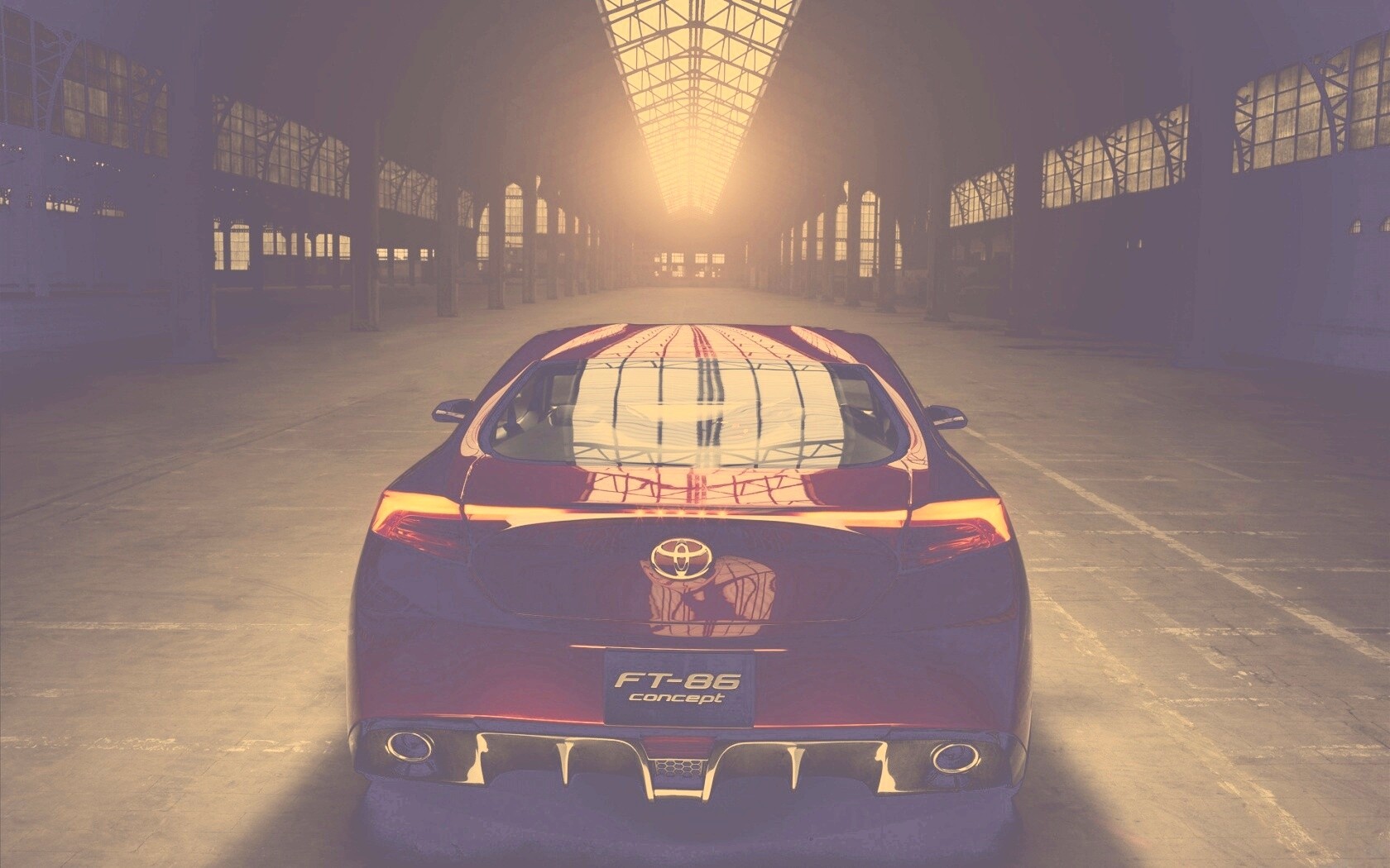 Концепт спортивной тойоты обои