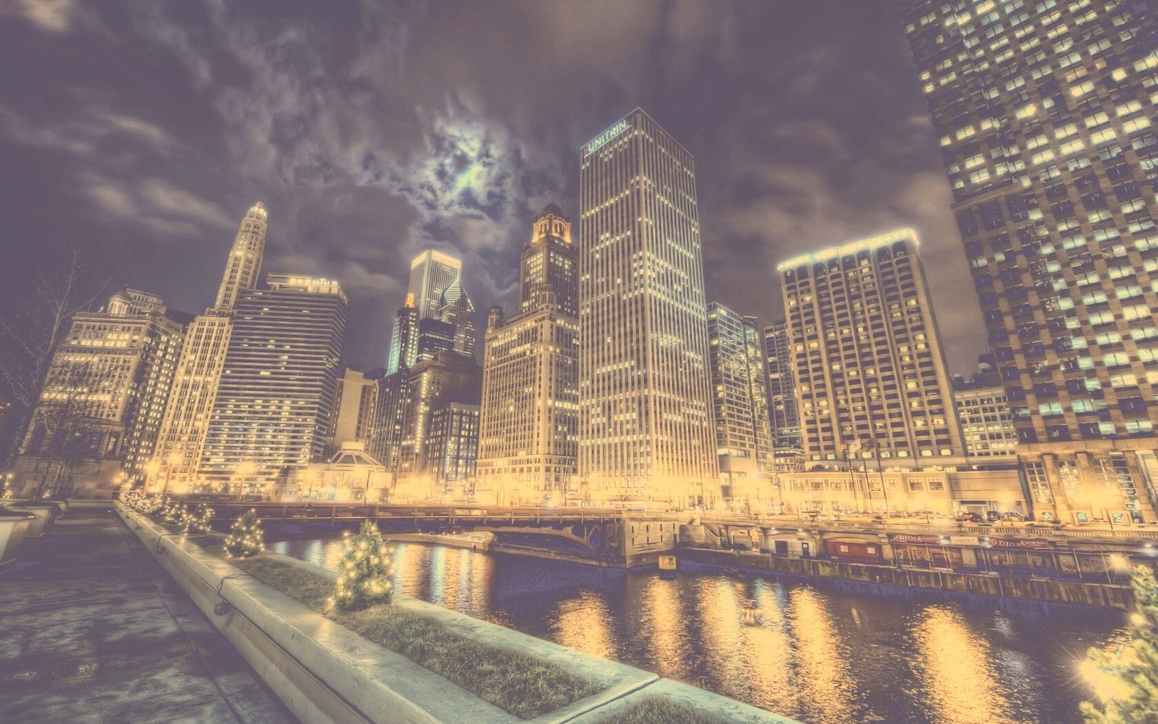 Потрясающий городской вид обои