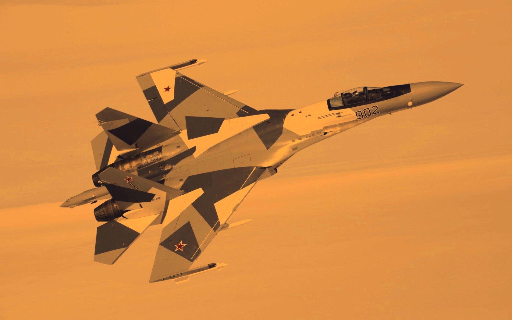 Полёт истребителя обои