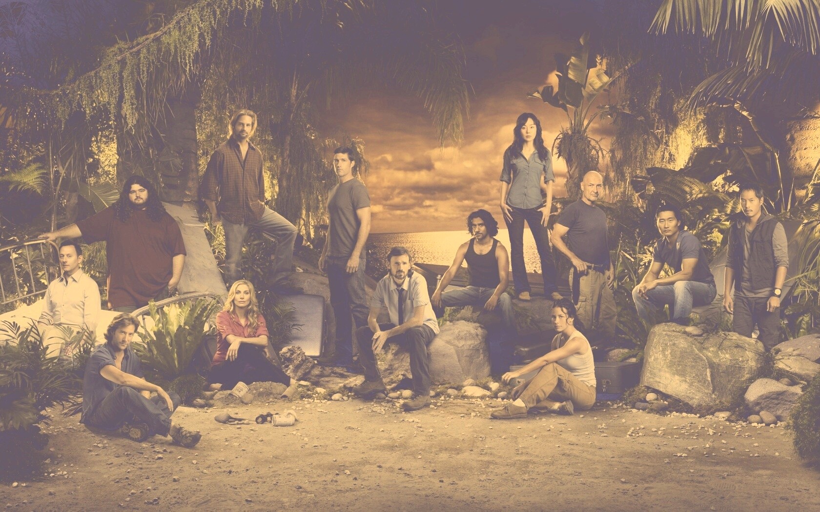 Герои сериала LOST обои