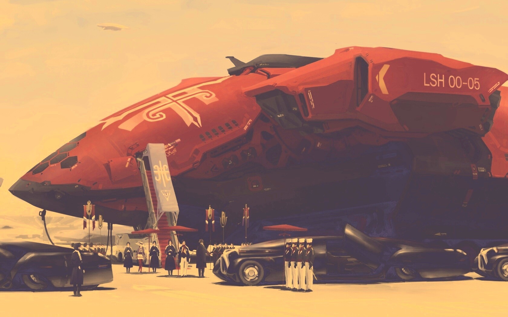 Встреча инопланетных гостей обои