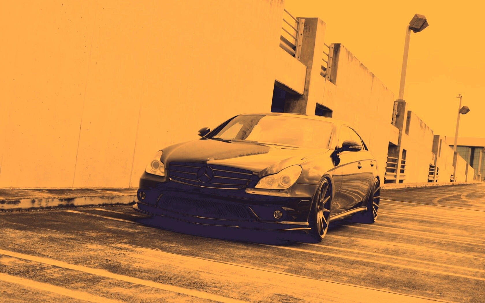 Mercedes сды55 AMG обои