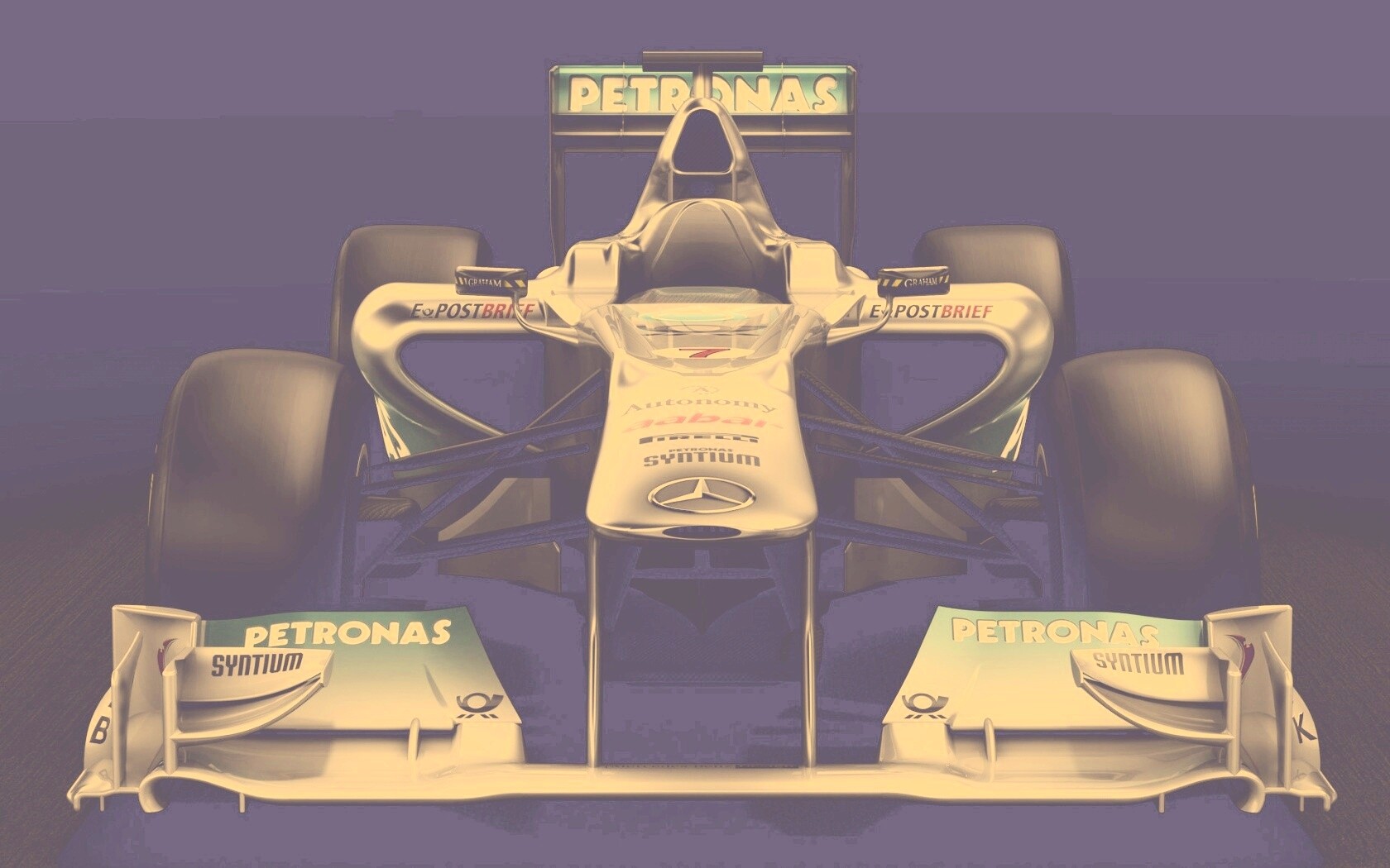 Болид Мерседес обои