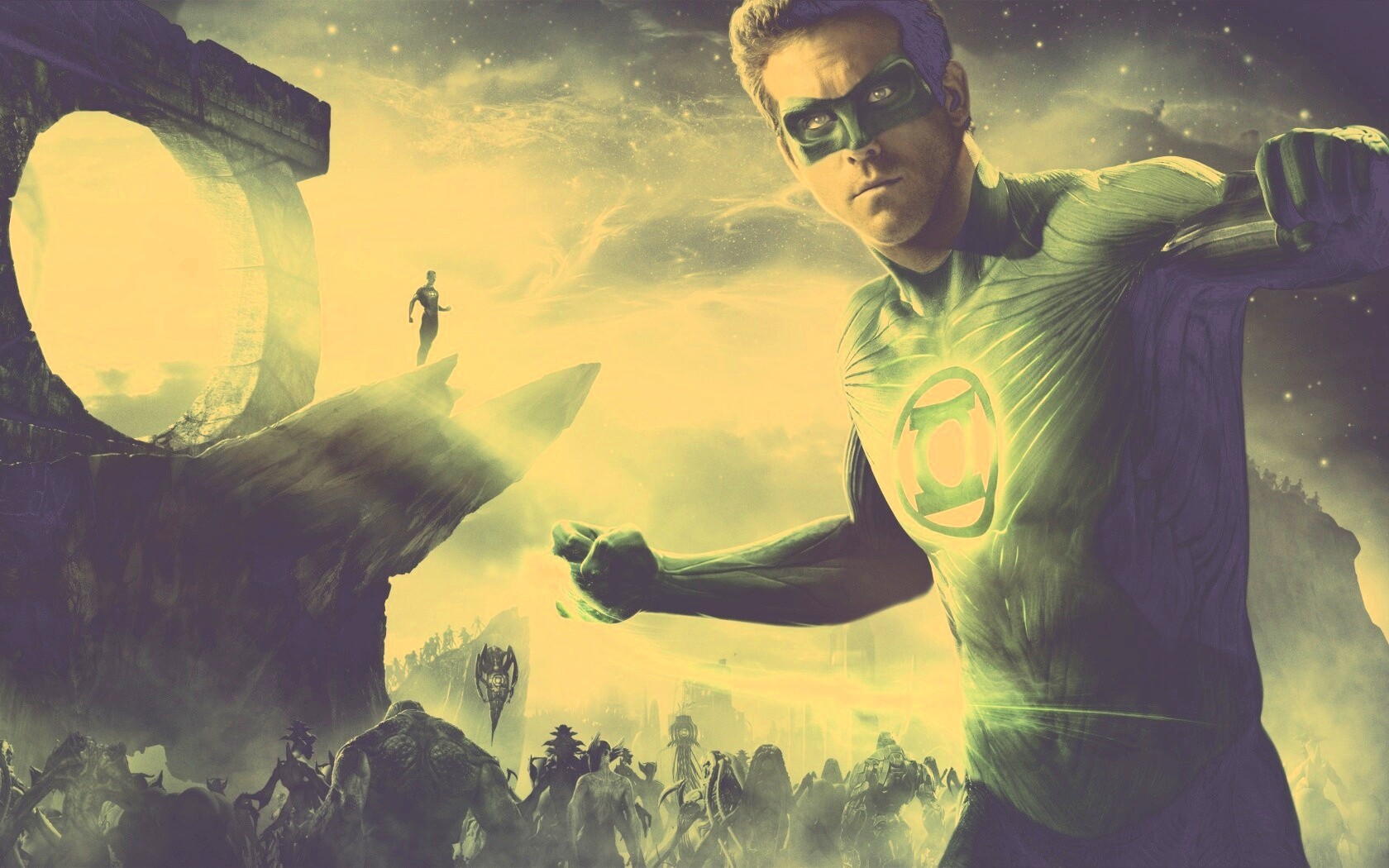 Зелёный фонарь обои