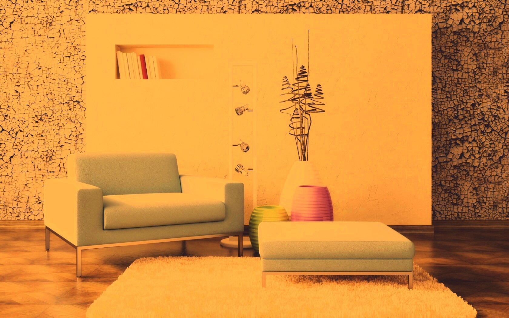 Стильный декор обои