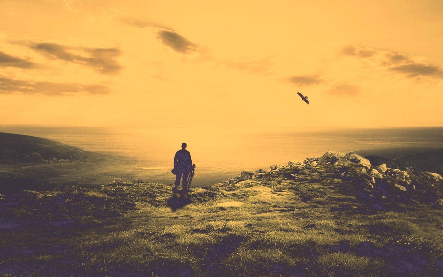 Солдат на краю света обои