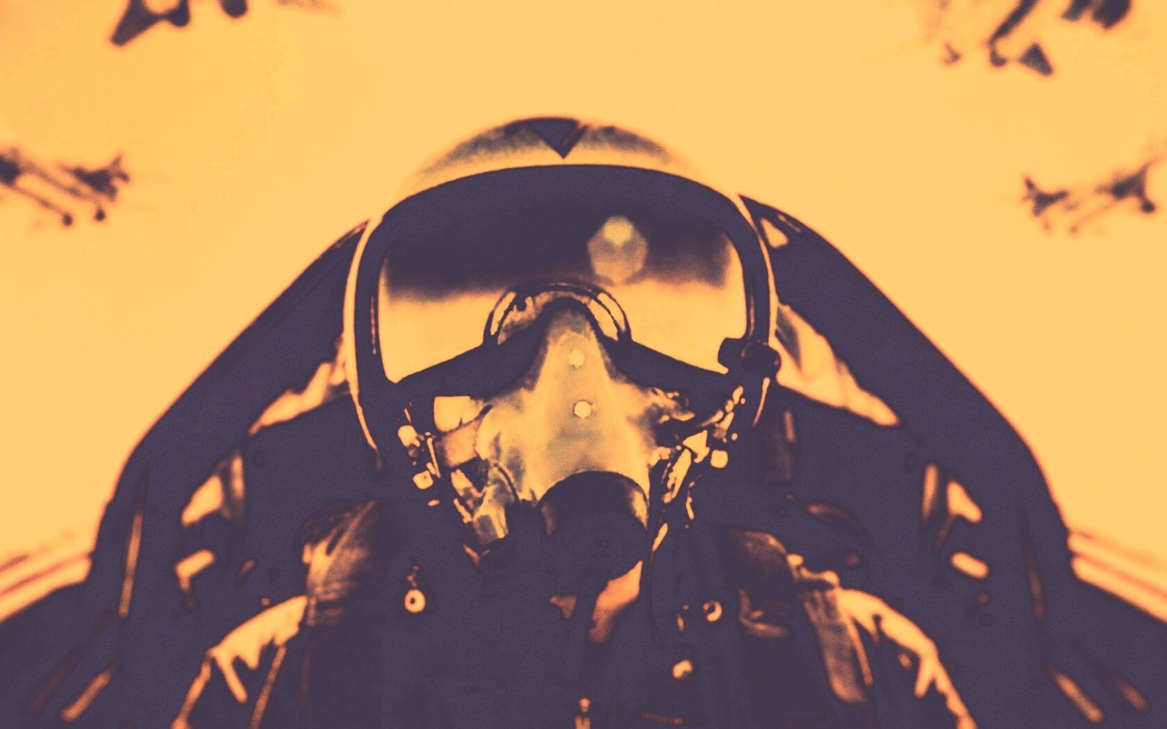 Пилот истребителя обои