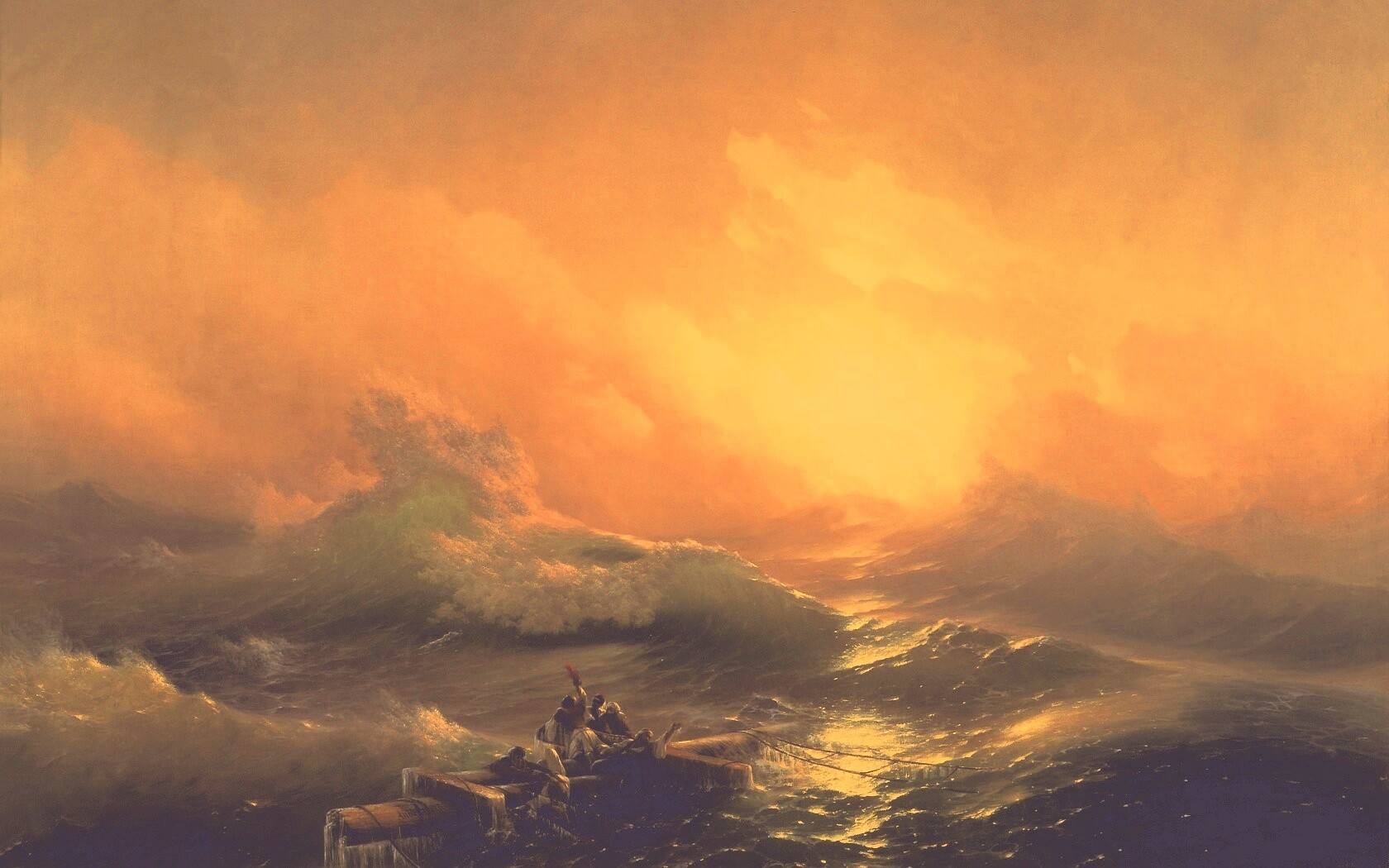 Айвазовский: Девятый вал обои