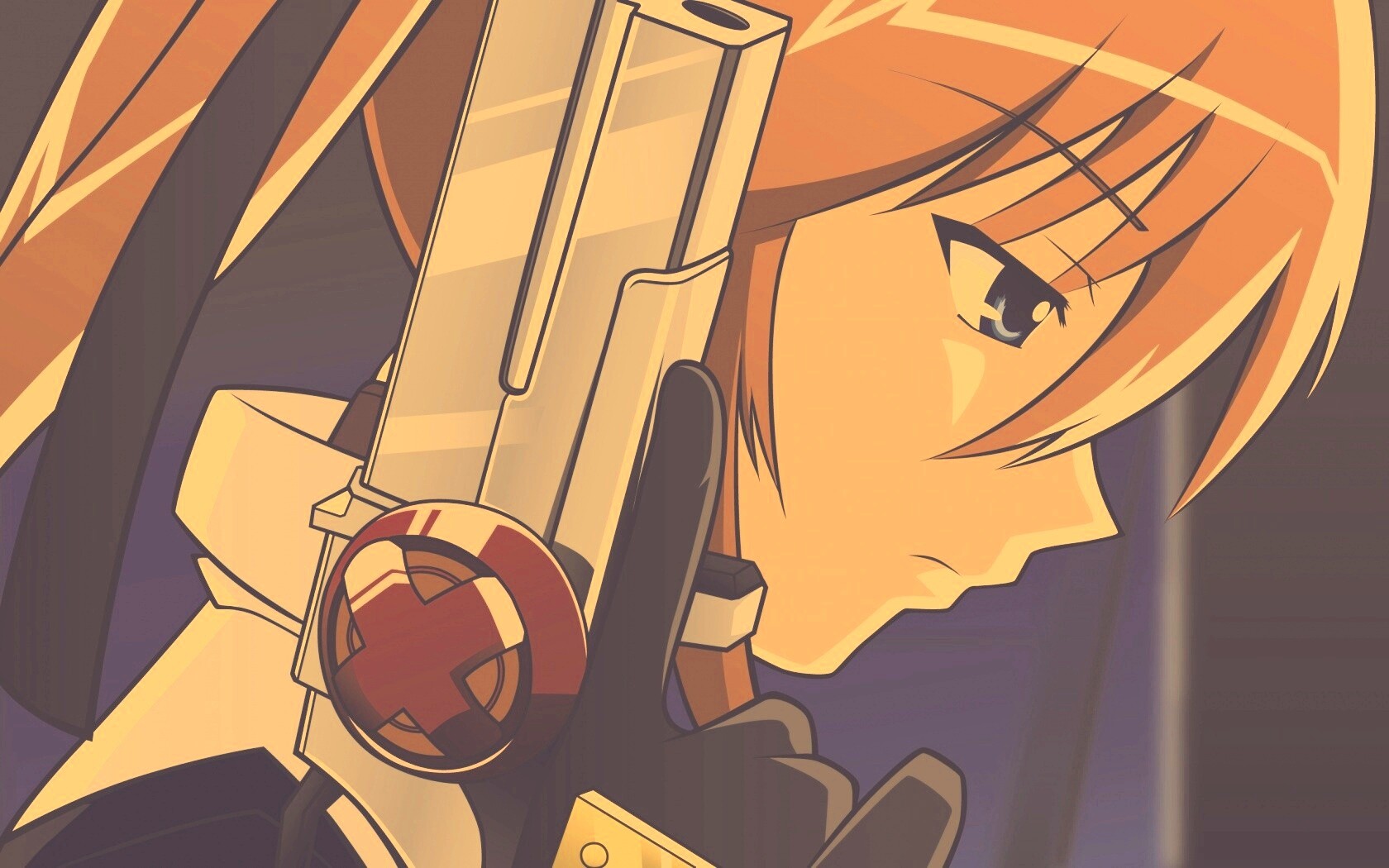 Девушка с пистолетом обои