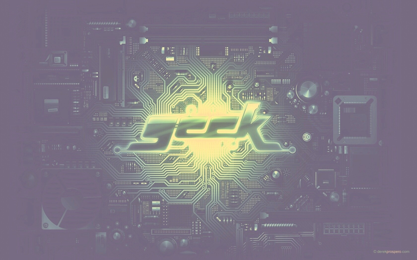 Печатная плата Geek обои