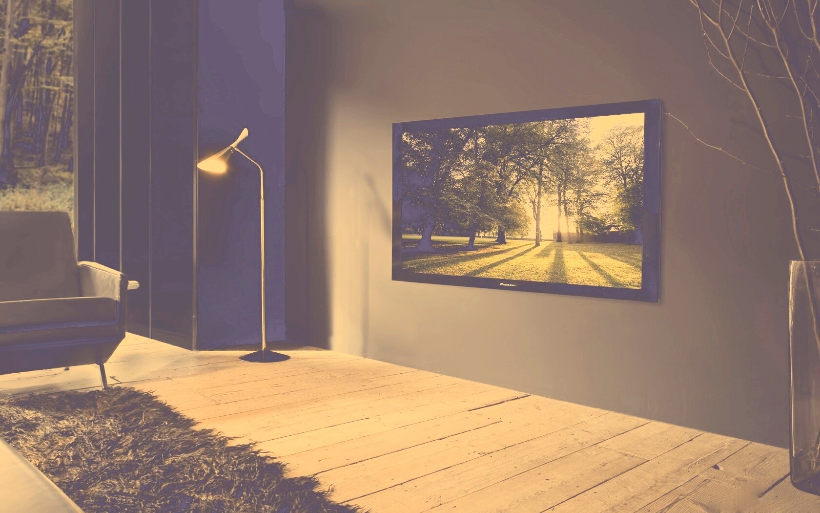 Интересный интерьер квартиры в минималистическом стиле обои