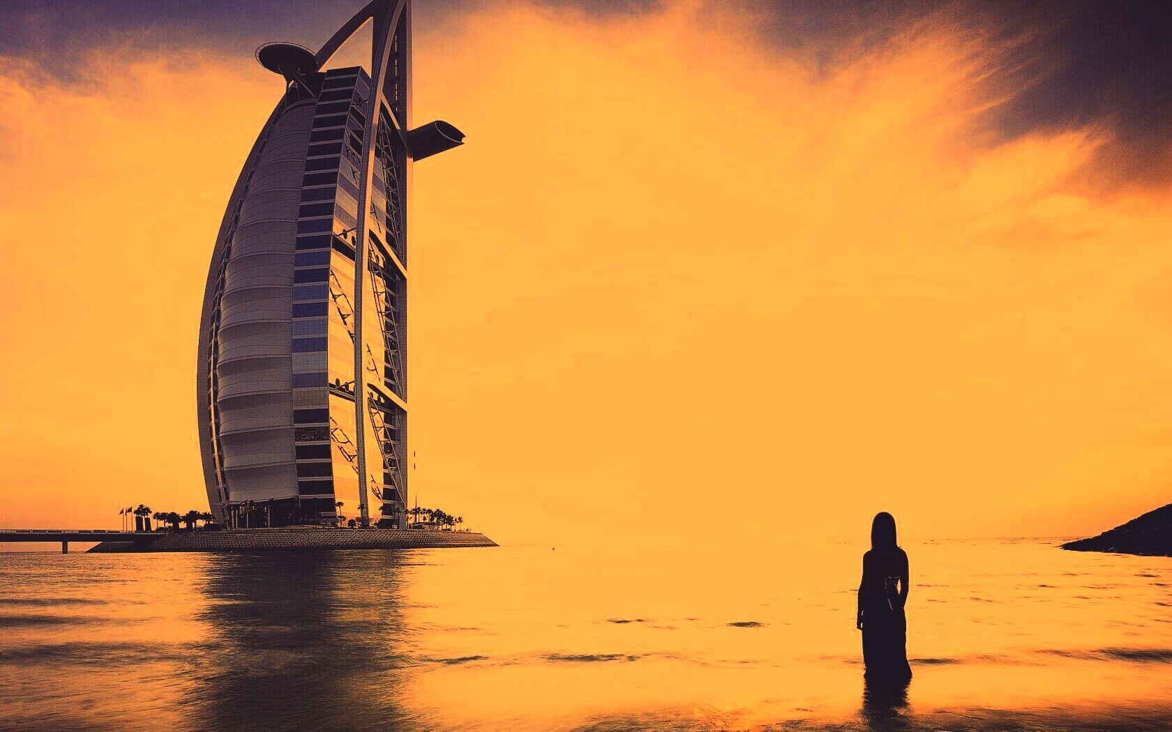 Бурдж Аль Араб в Дубае обои