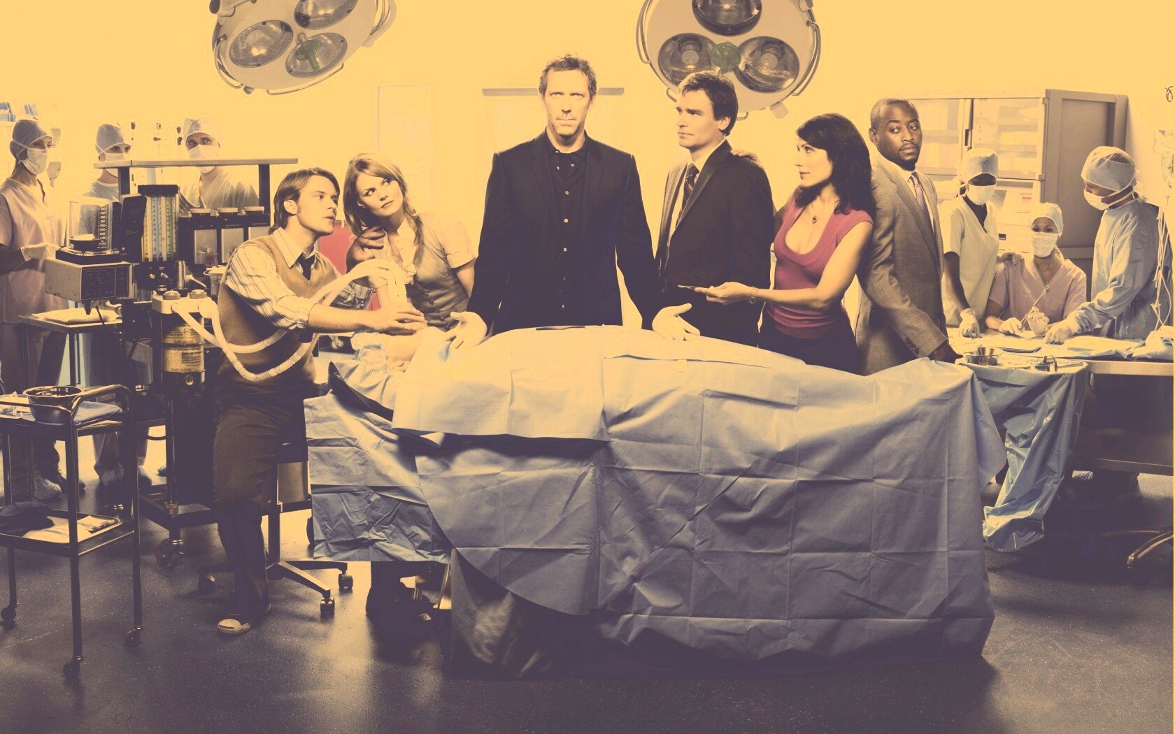 Герои сериала "Доктор Хаус" обои