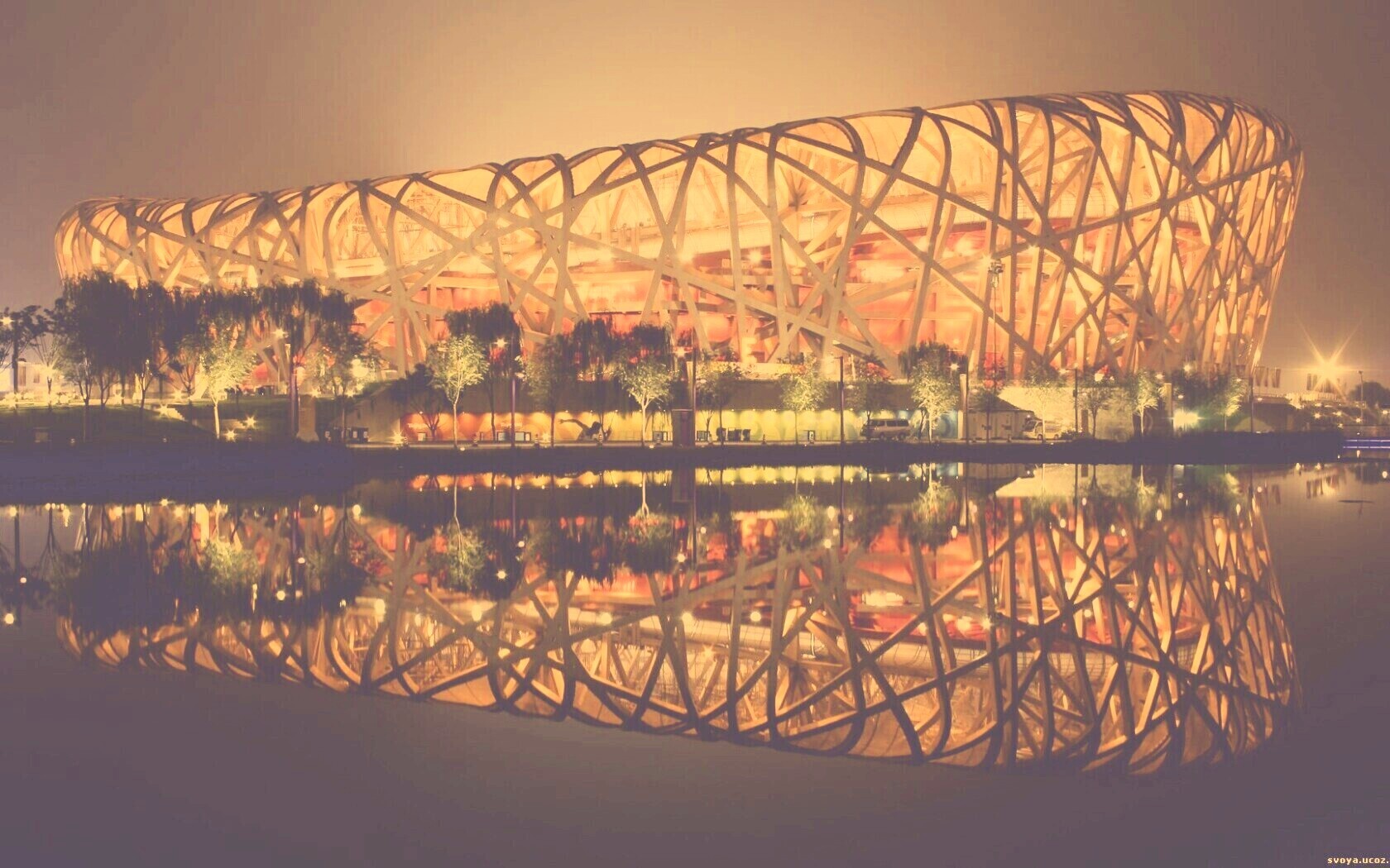 Олимпийский стадион Birds Nest обои