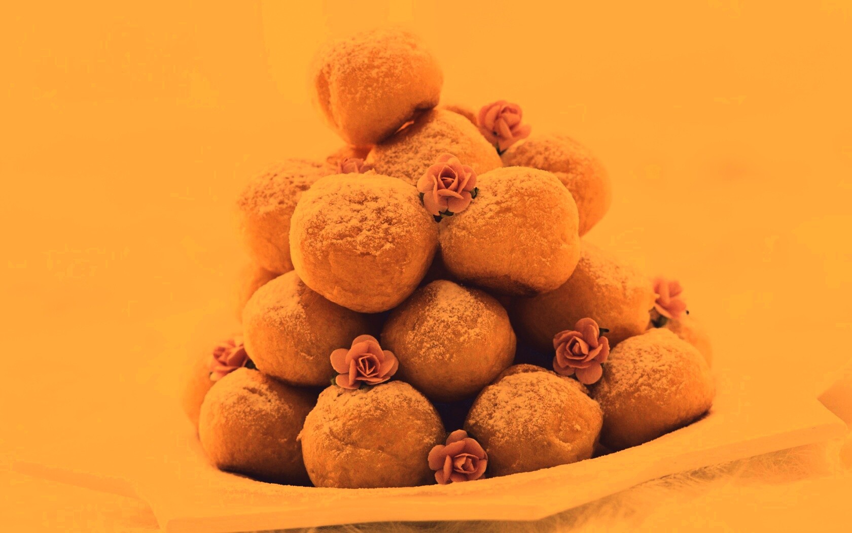 Круглые пироженки обои