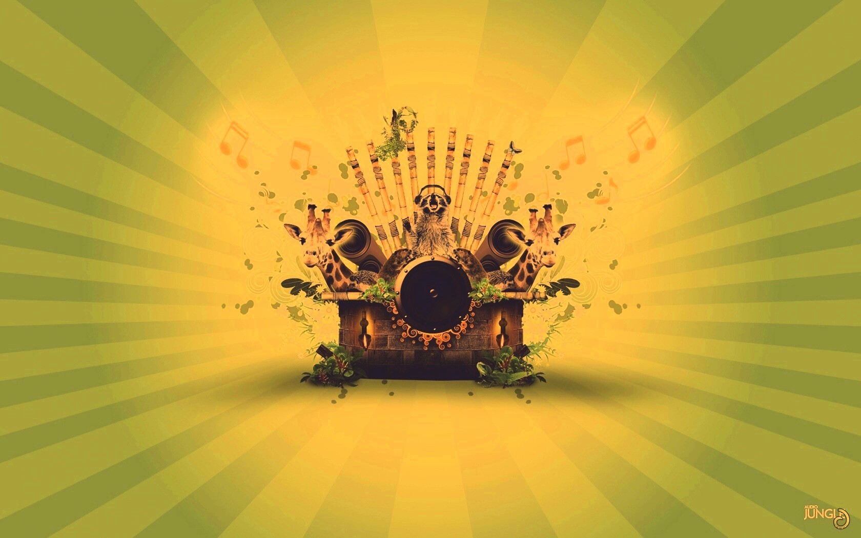 Музыка джунглей обои