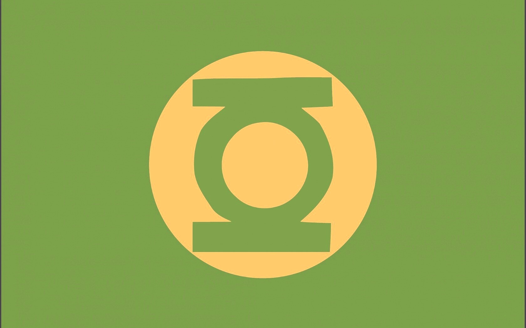 Знак Зеленого фонаря обои