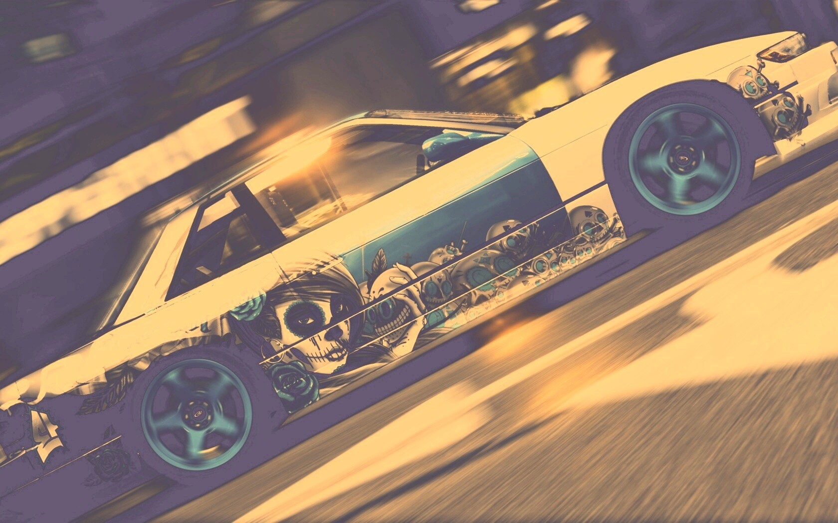 Nissan Silvia s13 Non Grata из GTA4 обои