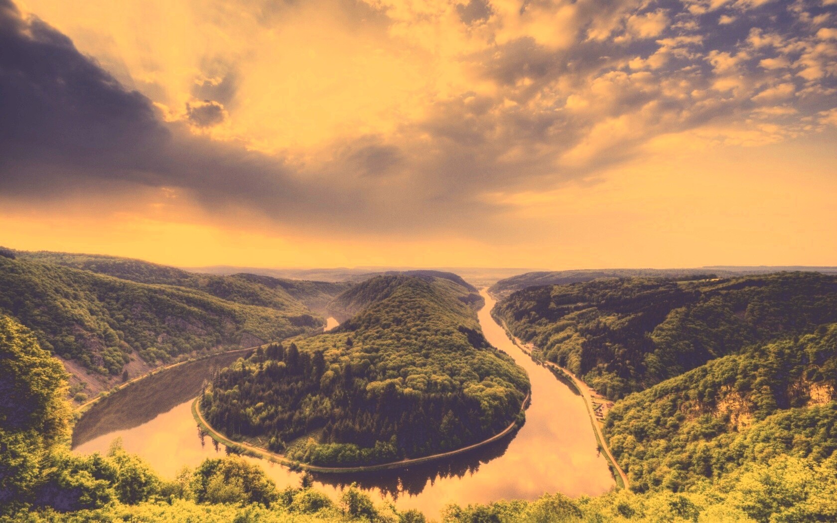 Извилистый каньон обои