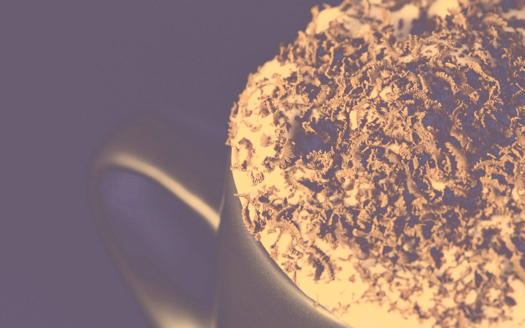 Кофе со сливками и шоколадом обои