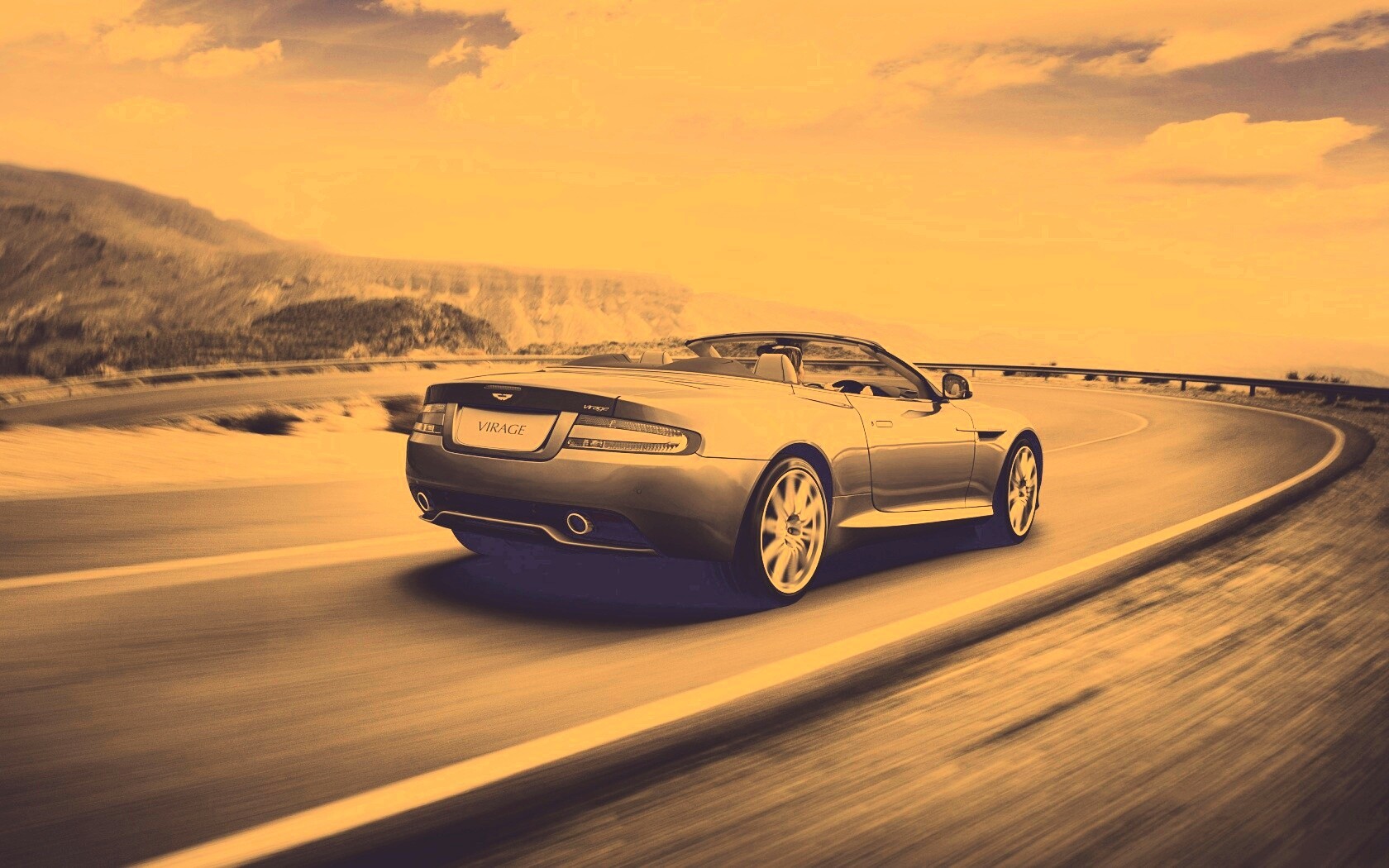 Астон кабриолет обои