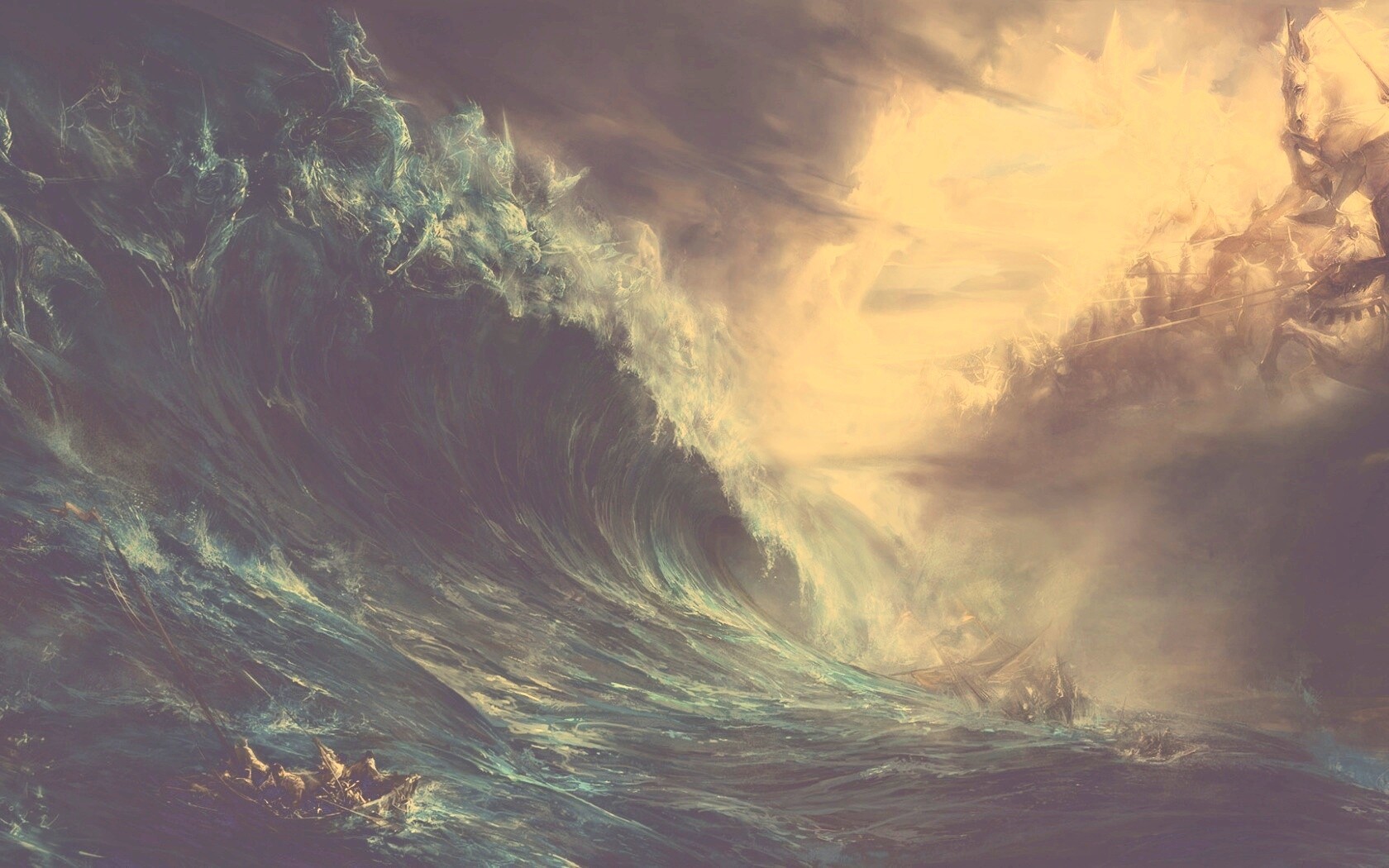 Битва стихий обои