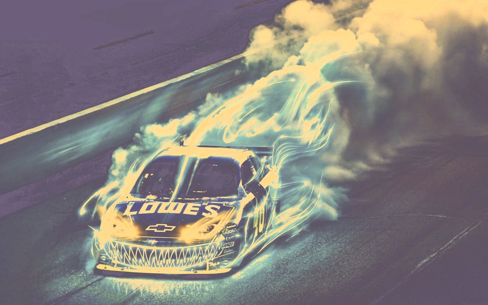 Дорожный монстр обои