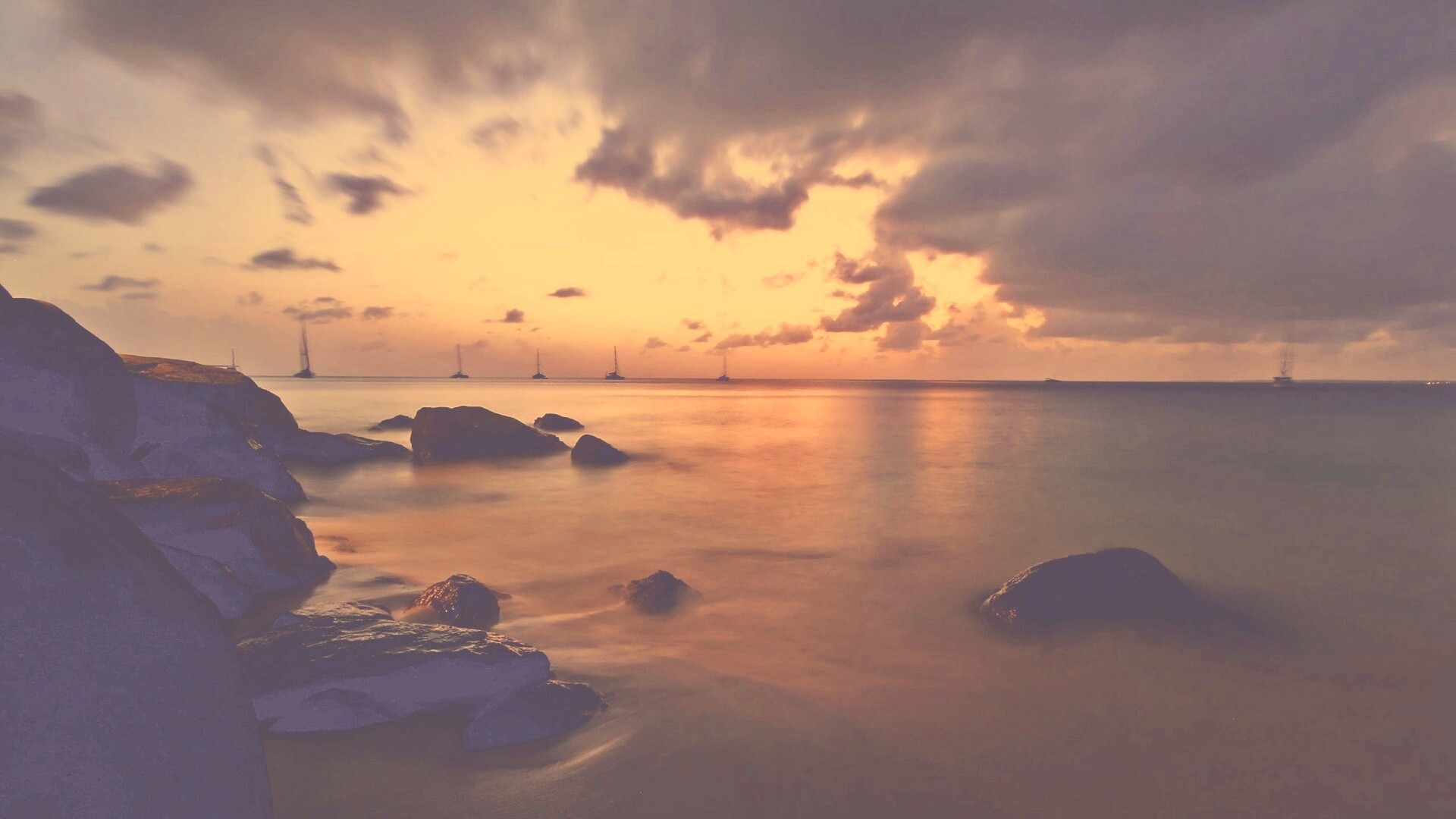 Кровавое море обои