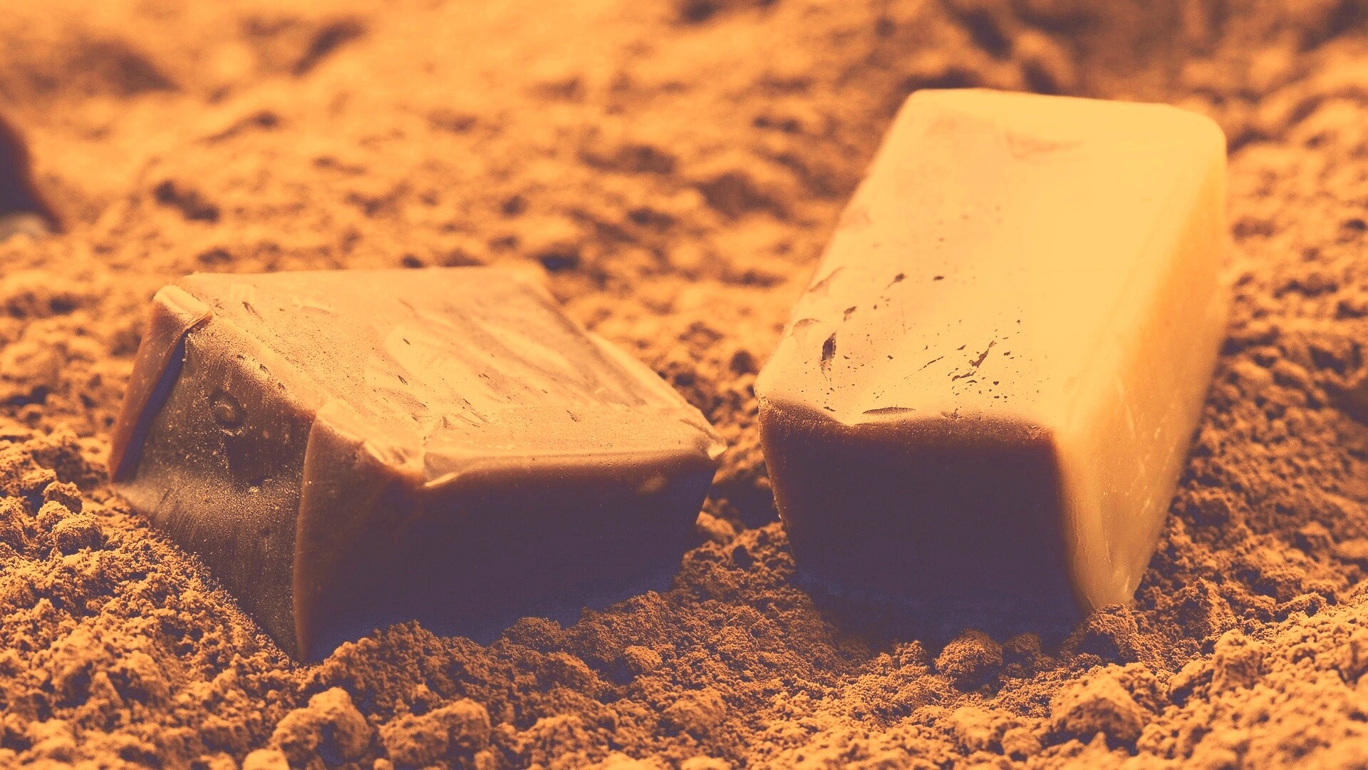 Ириски в какао обои