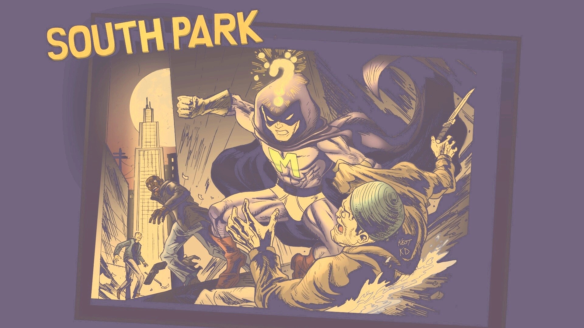 Комикс про Мистериона обои