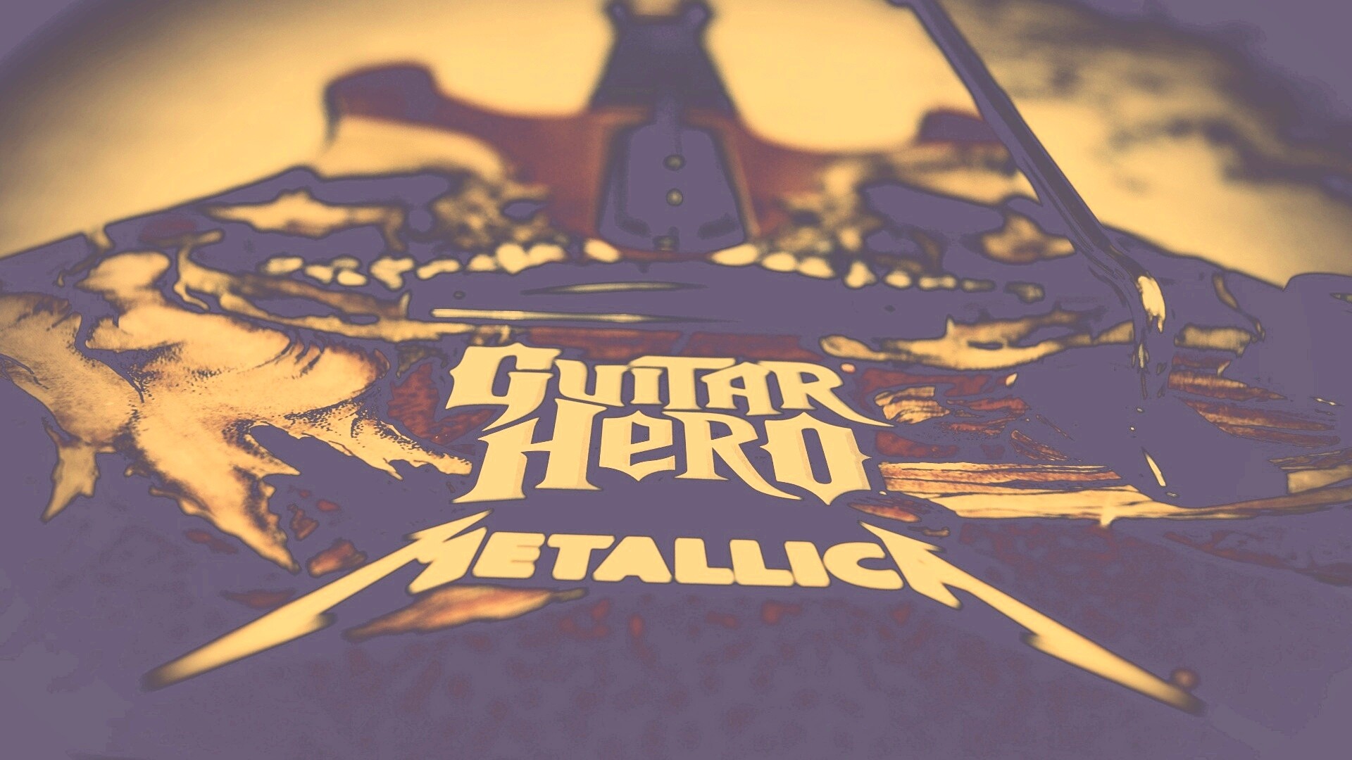 Контролер для Guitar Hero с Металликой обои