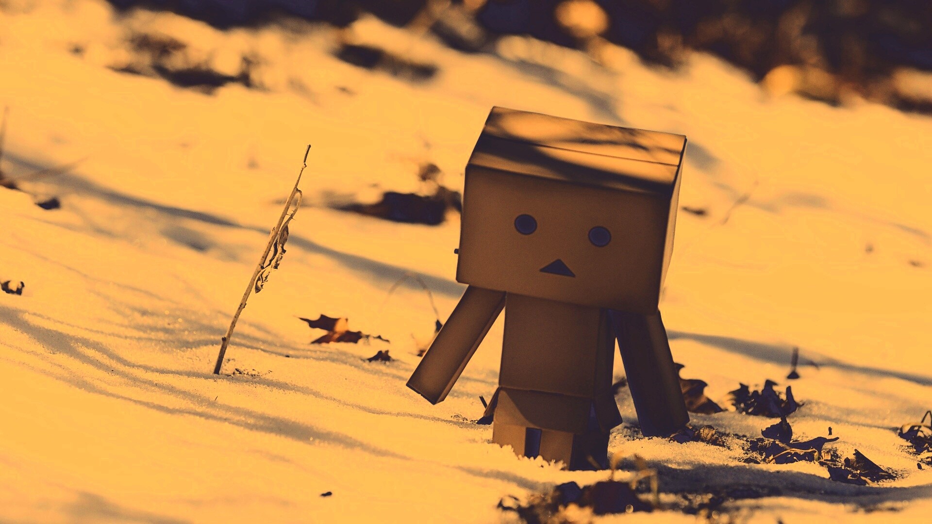 Данбо зиомой обои