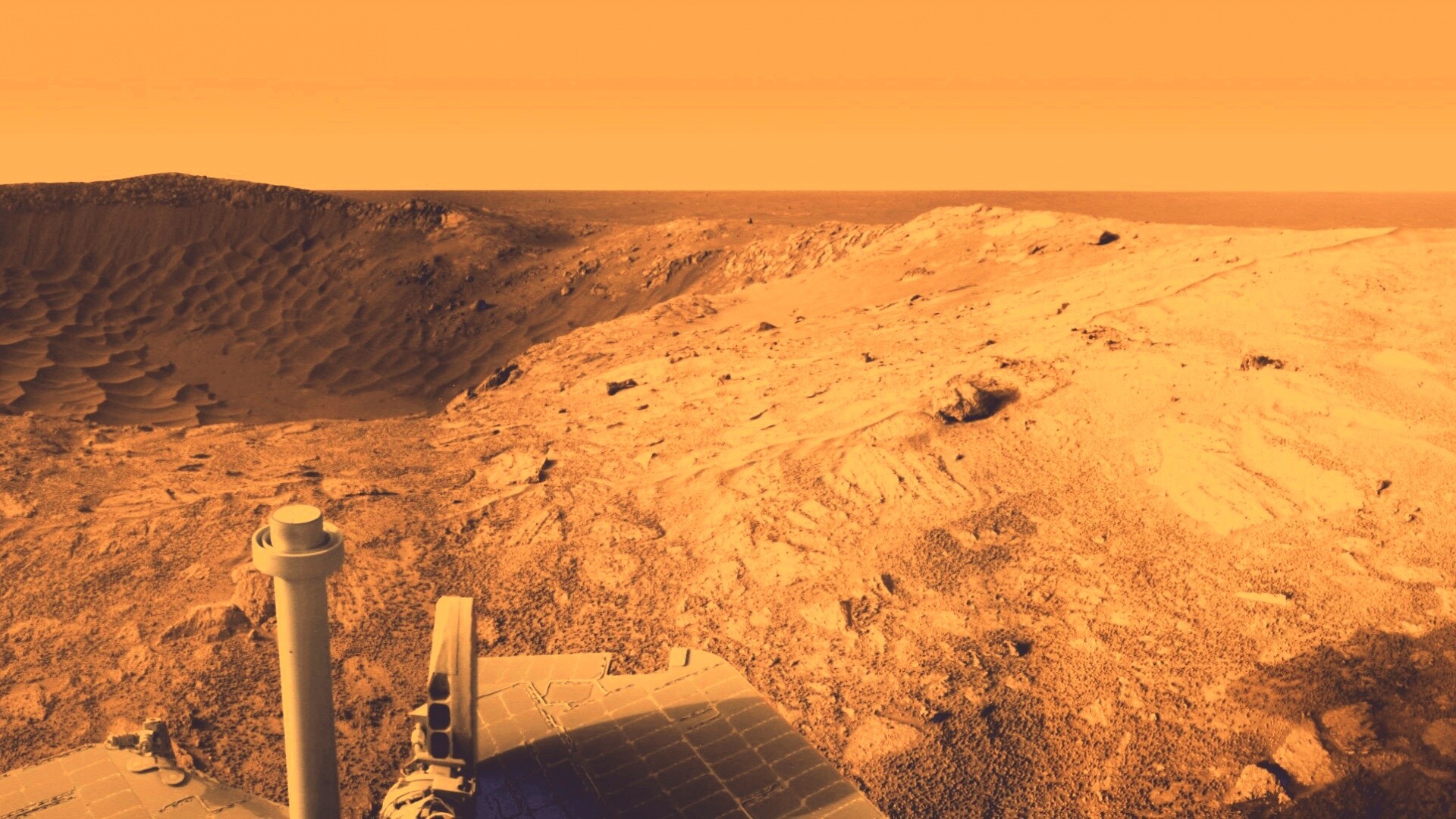 Снимок с марсохода обои