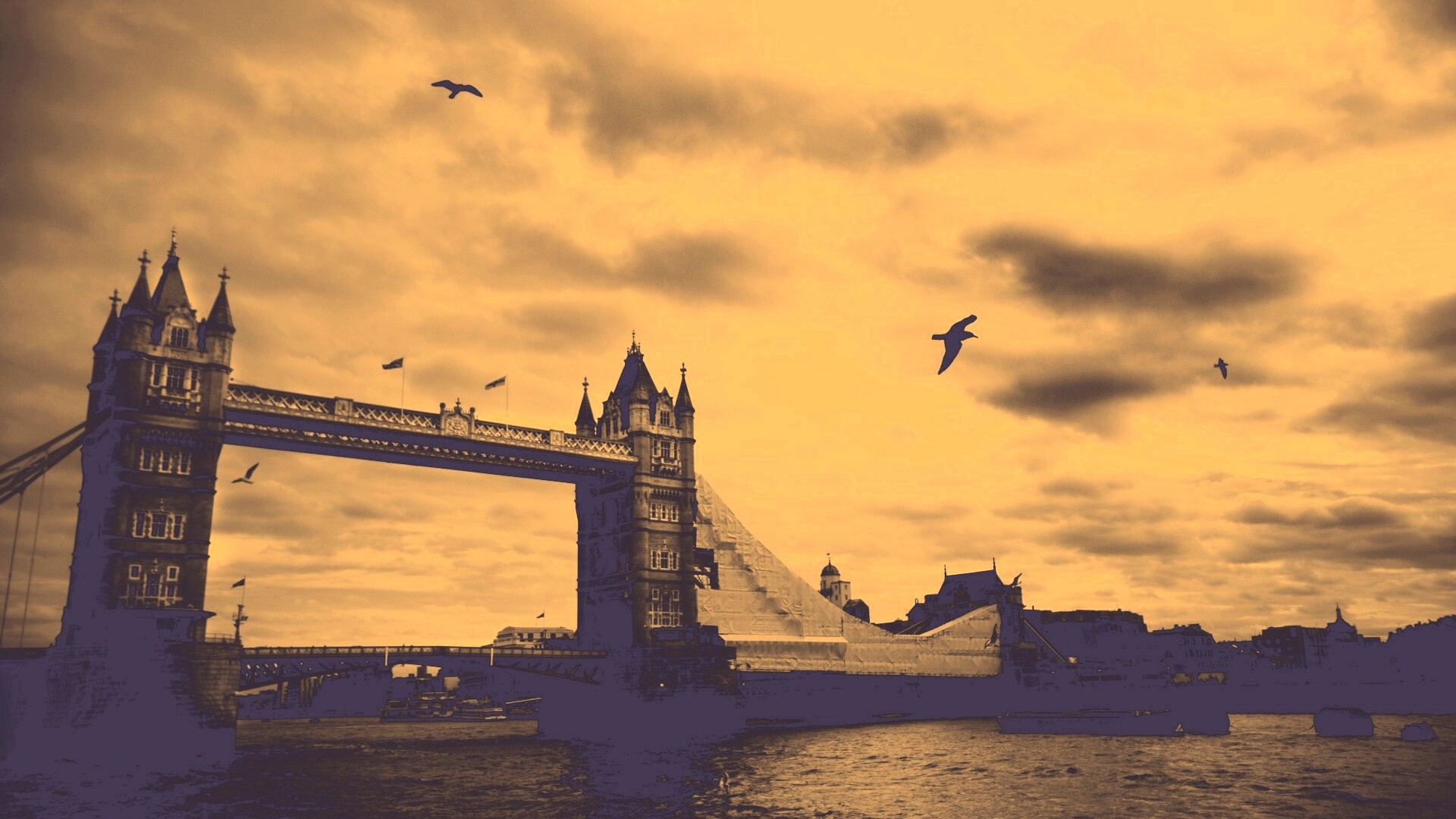 Tower Brigde на реконструкции обои