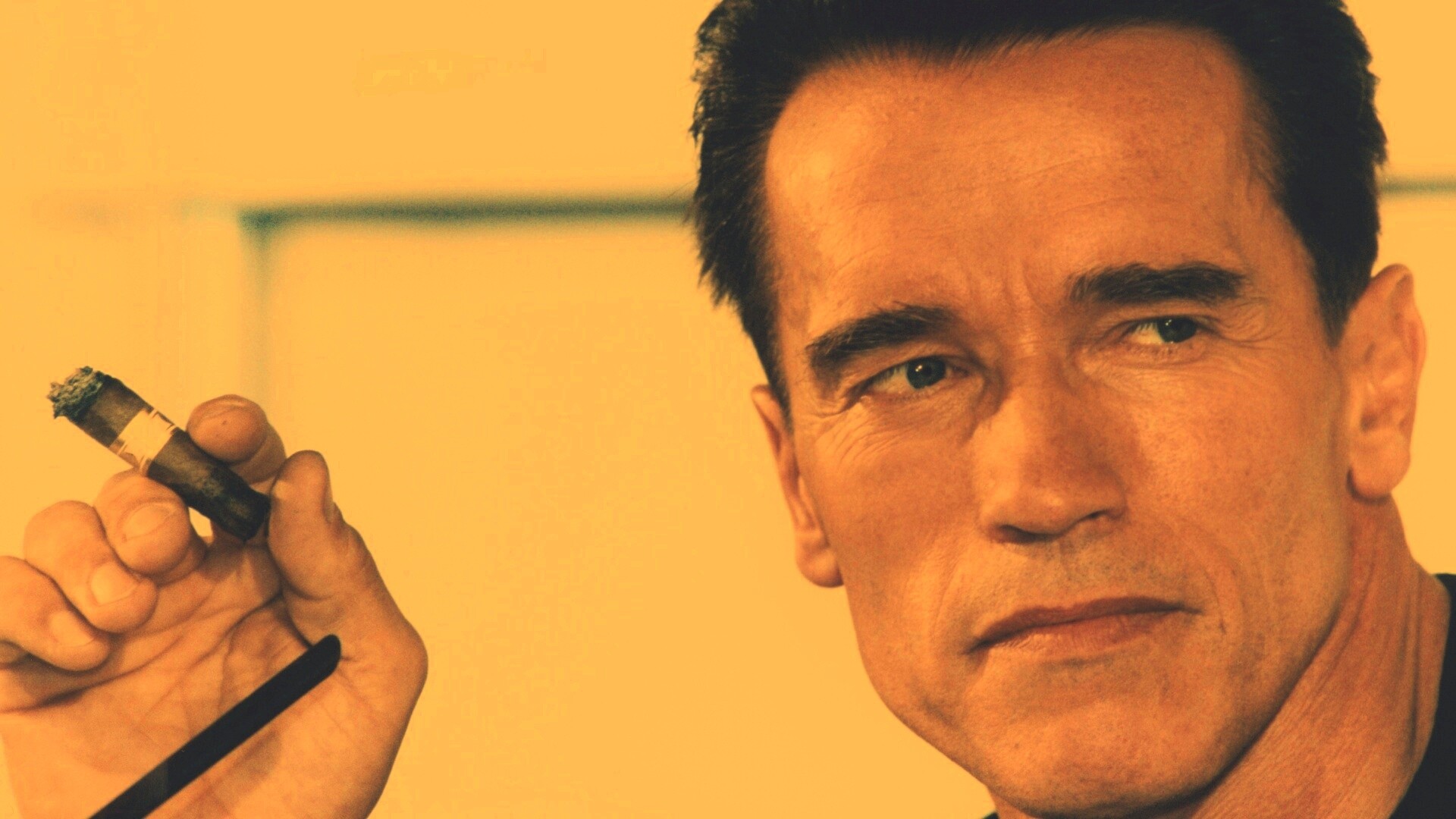 Арнольд Шварцнеггер с сигарой обои