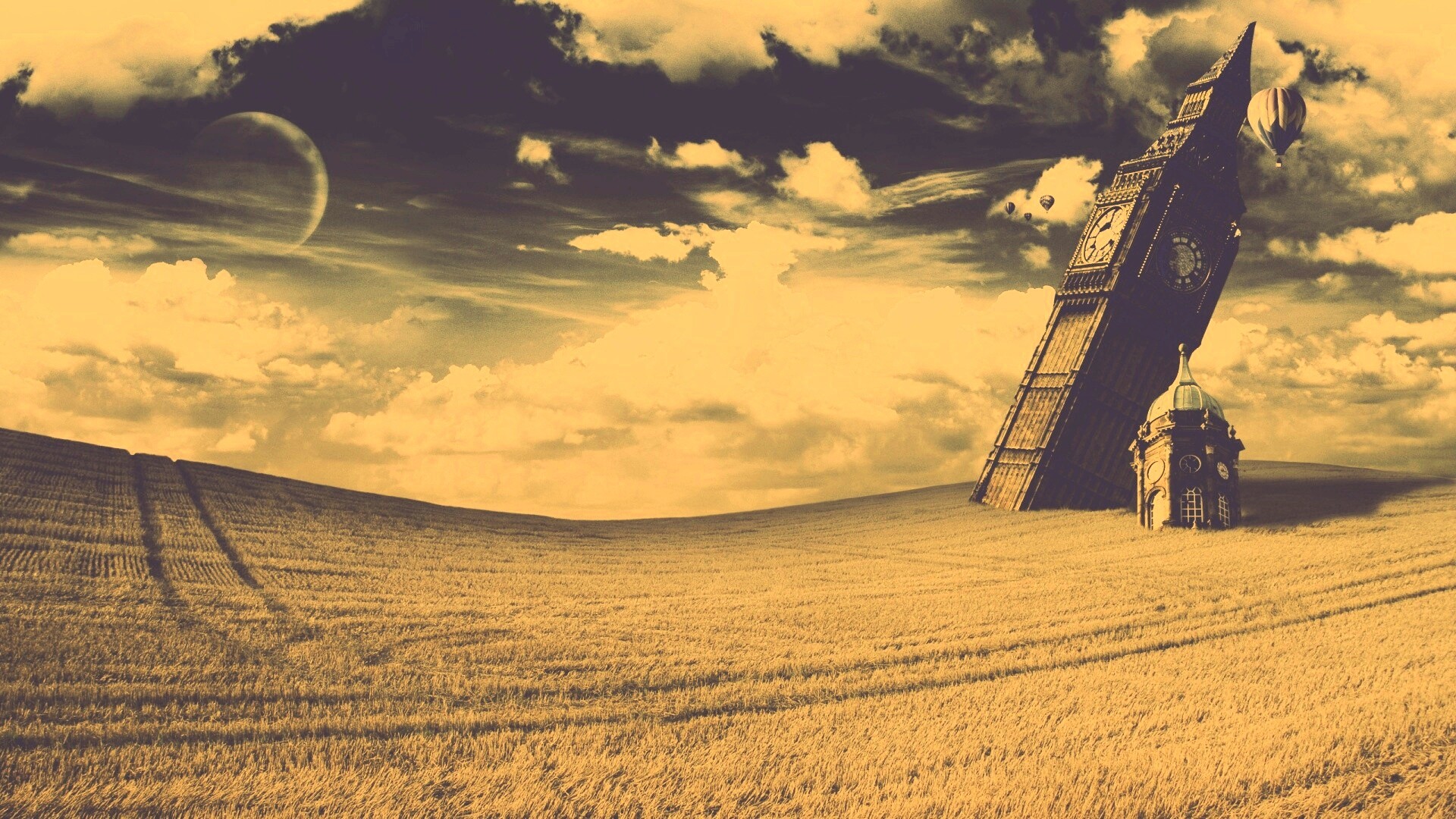 Лондон через тысячи лет обои