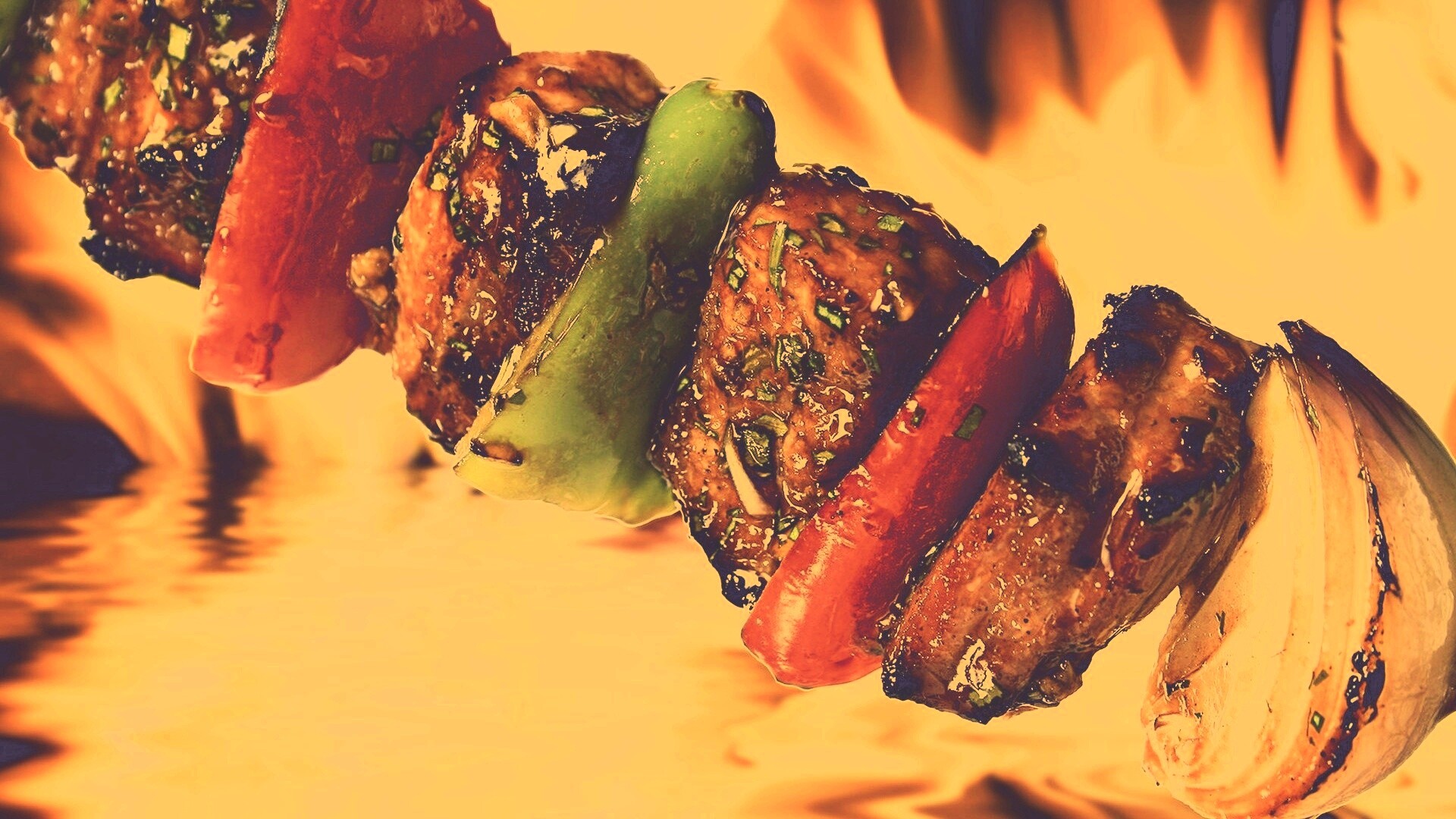 Сочный шашлычок обои