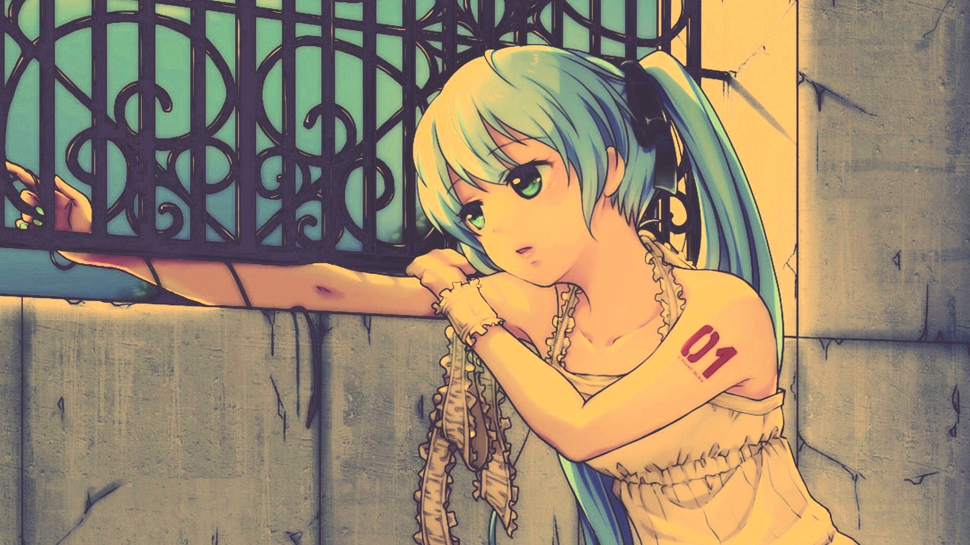 Девушка грустит обои