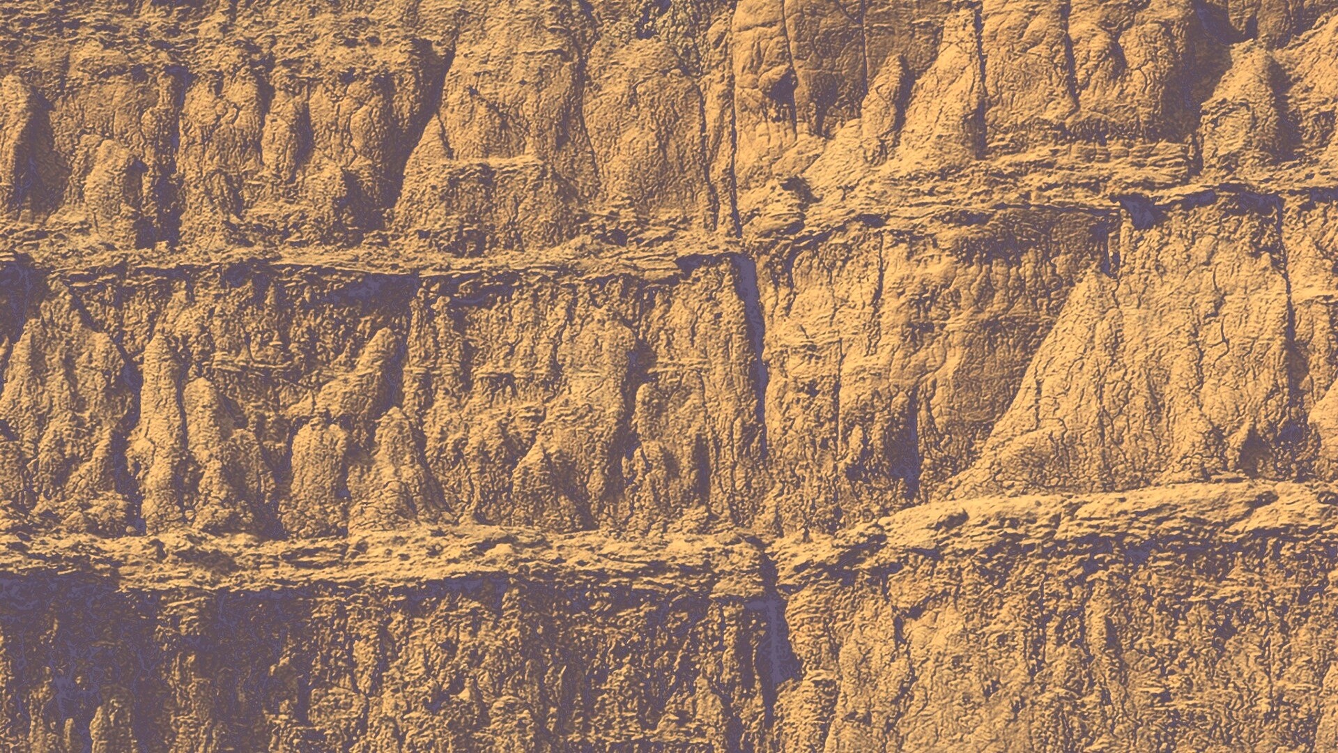 Скалистый обрыв обои