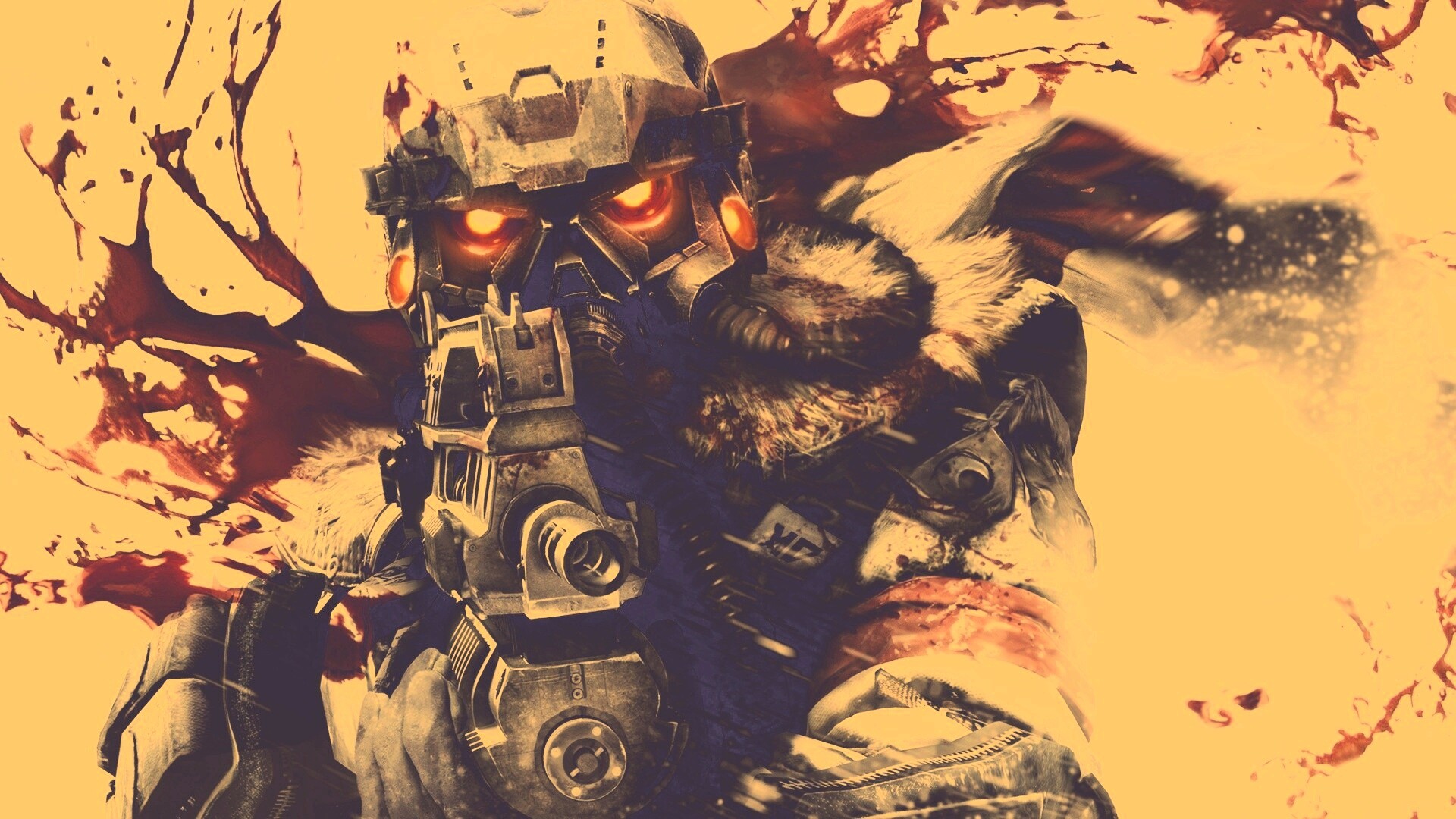 Боец в зимней форме обои