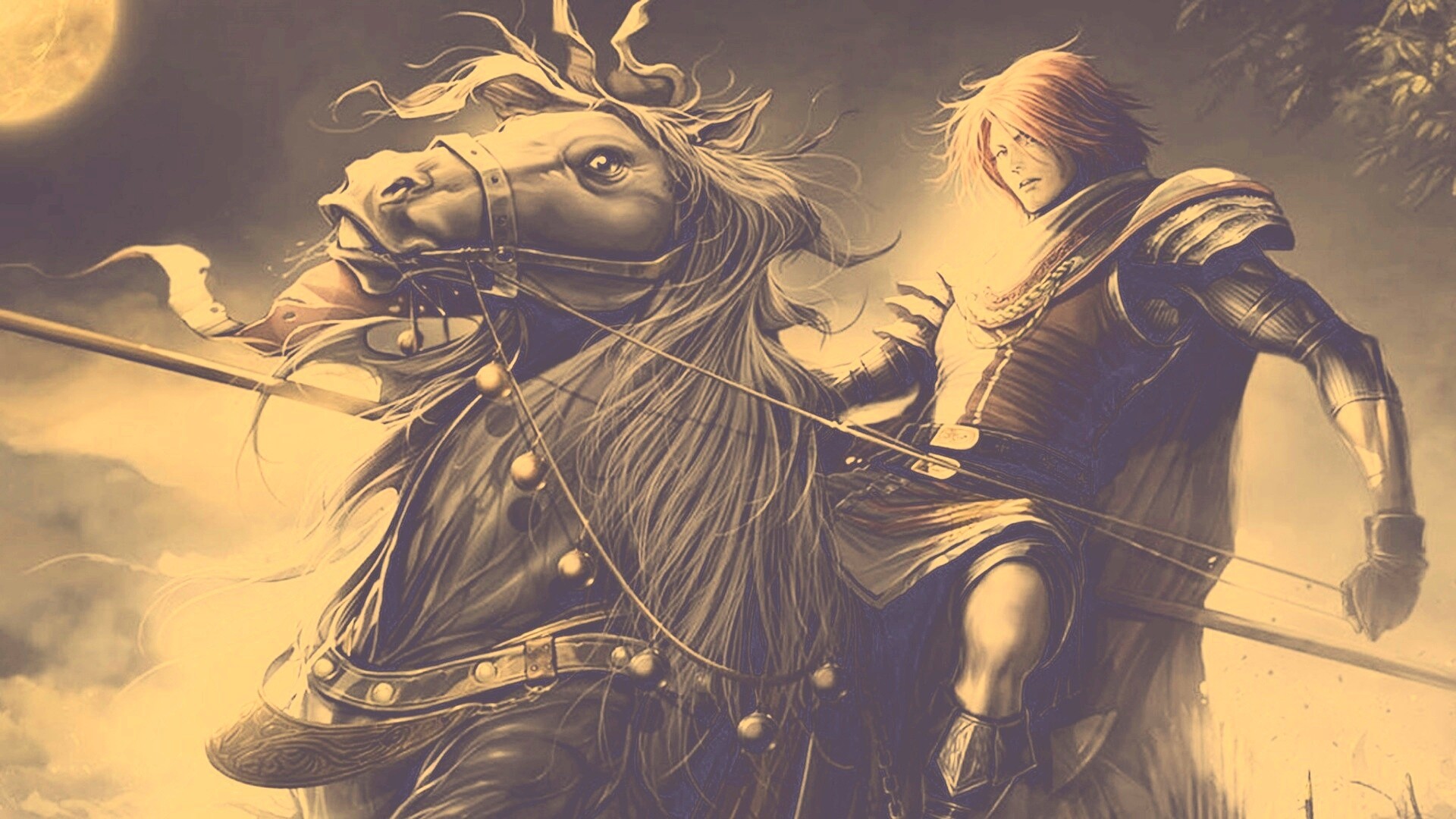 Рыцарь с копьем обои