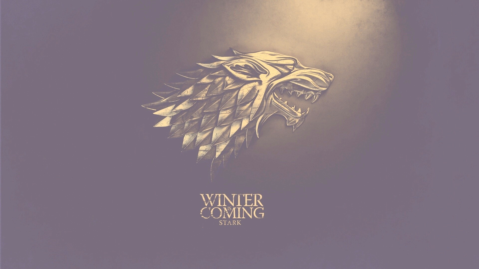 Металлический герб дома Старков обои