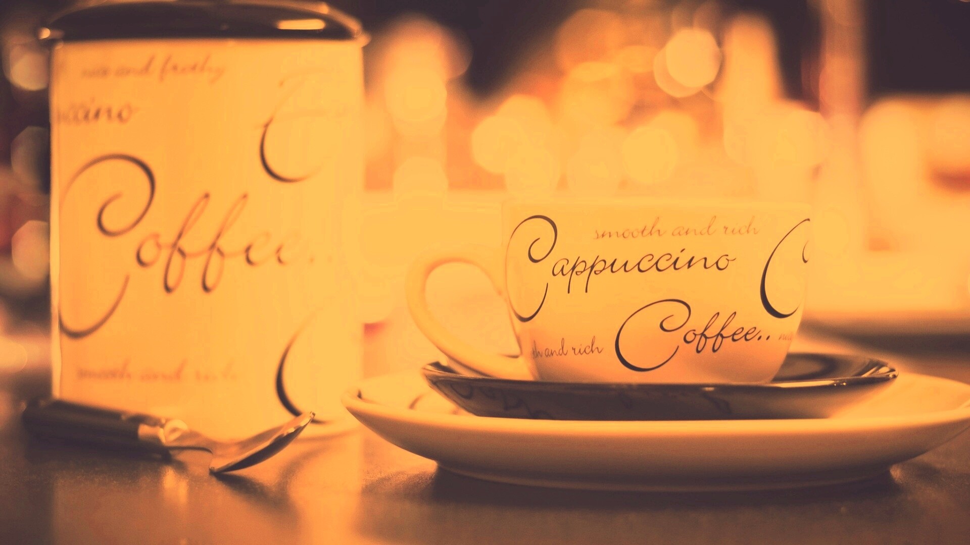 Чашечка капучино обои