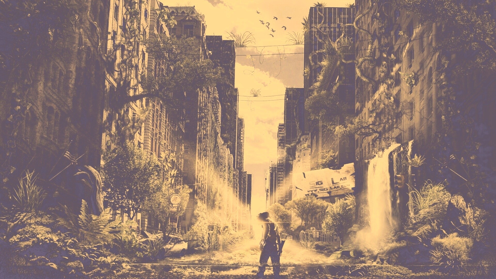 Постапокалиптический мир обои