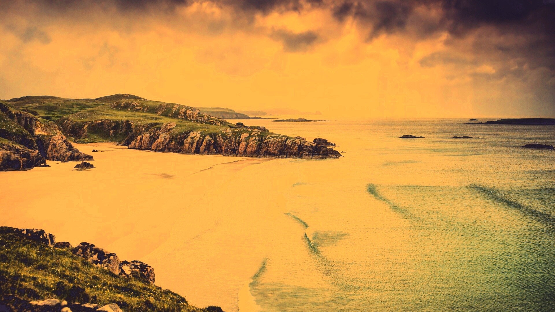 Побережье Шотландии обои