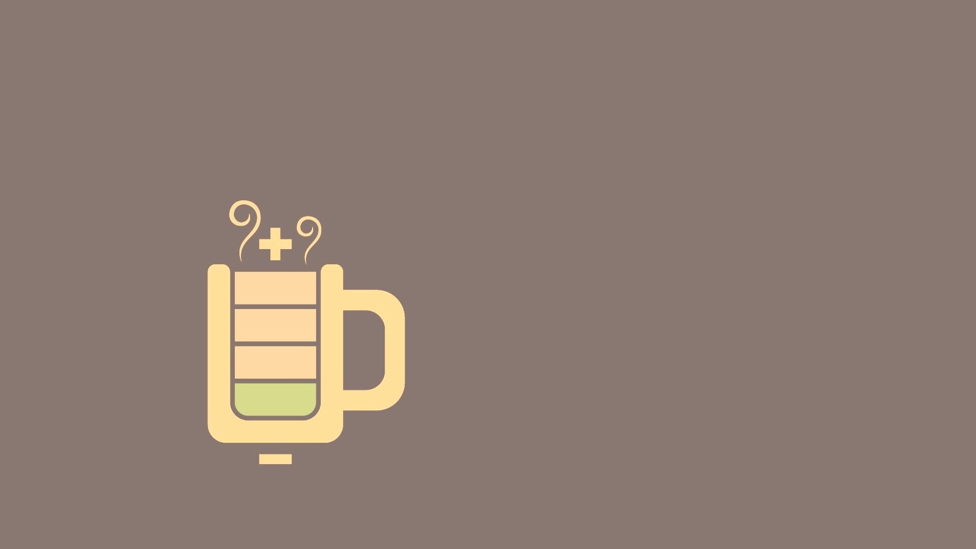 Зарядка от кофе обои