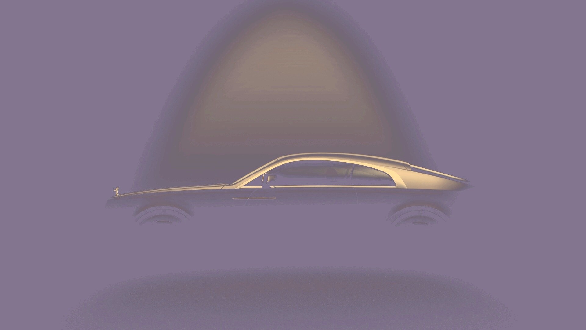 Силуэт Rolls Roys обои