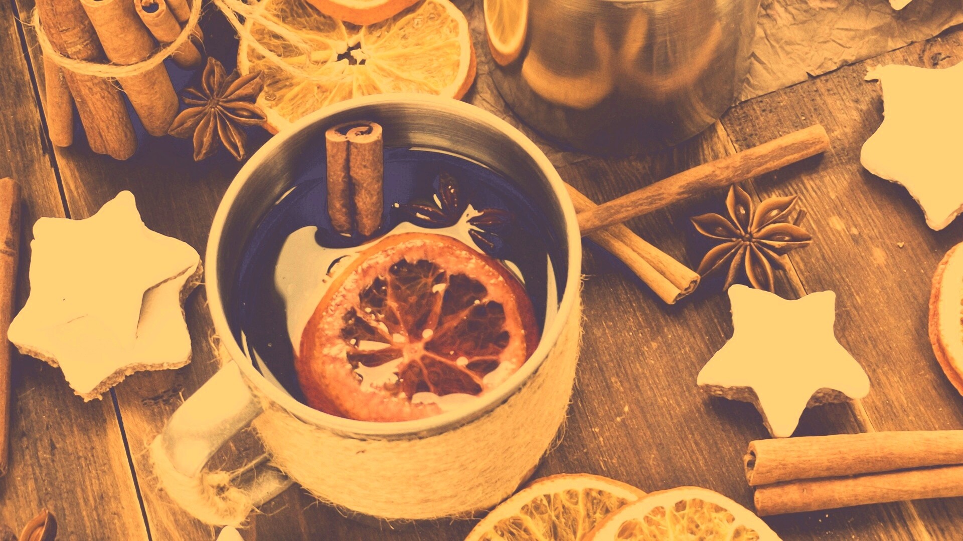 Уютный глинтвейн обои